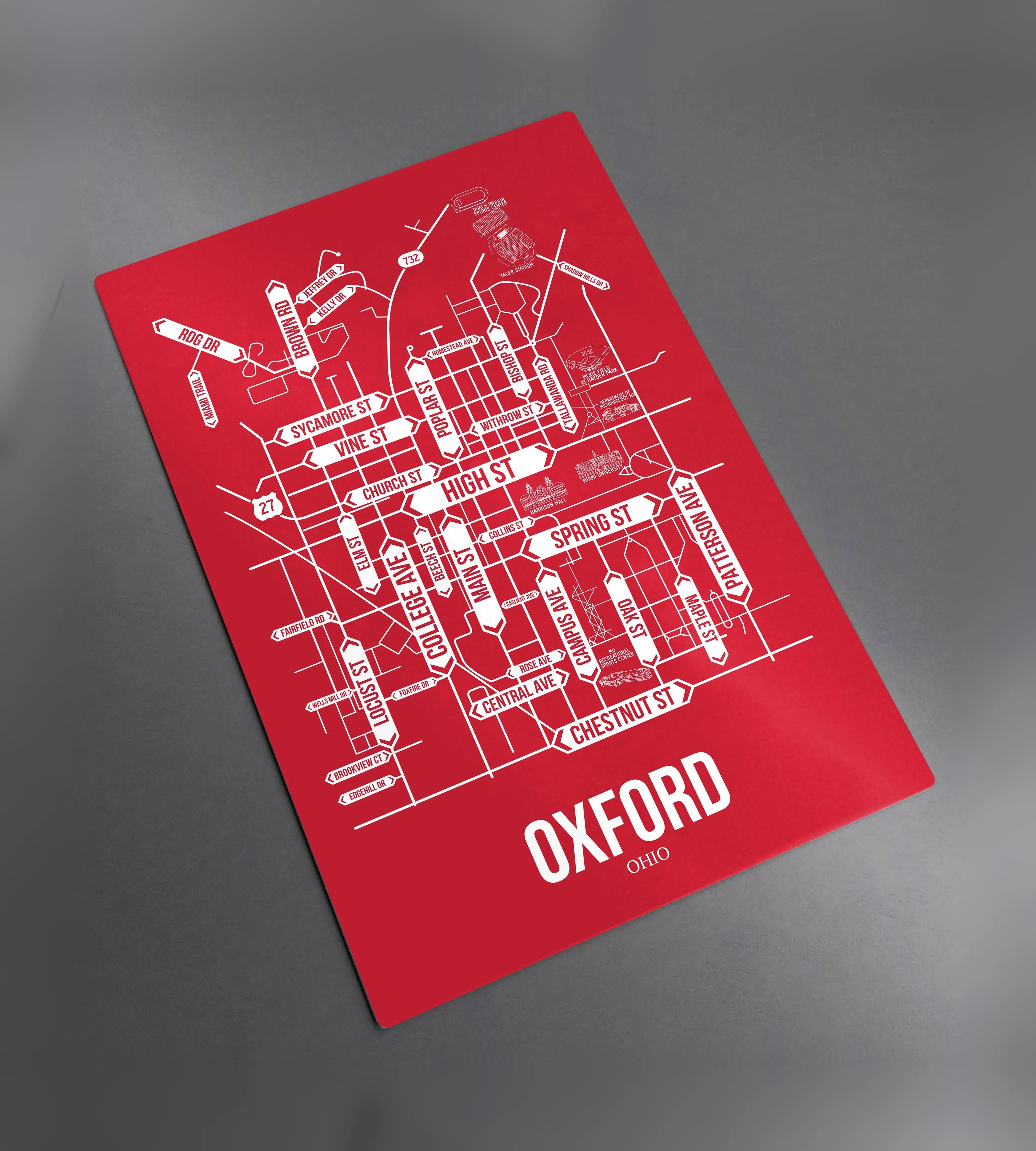 Oxford, Ohio street map 2