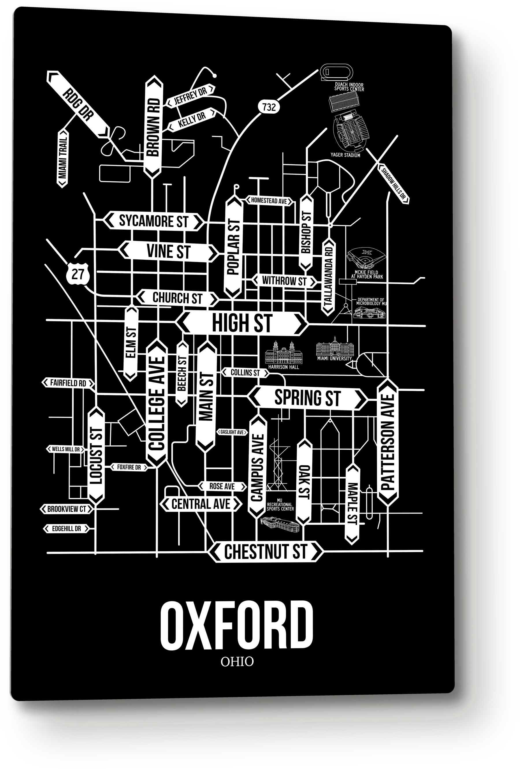 Oxford, Ohio street map 9