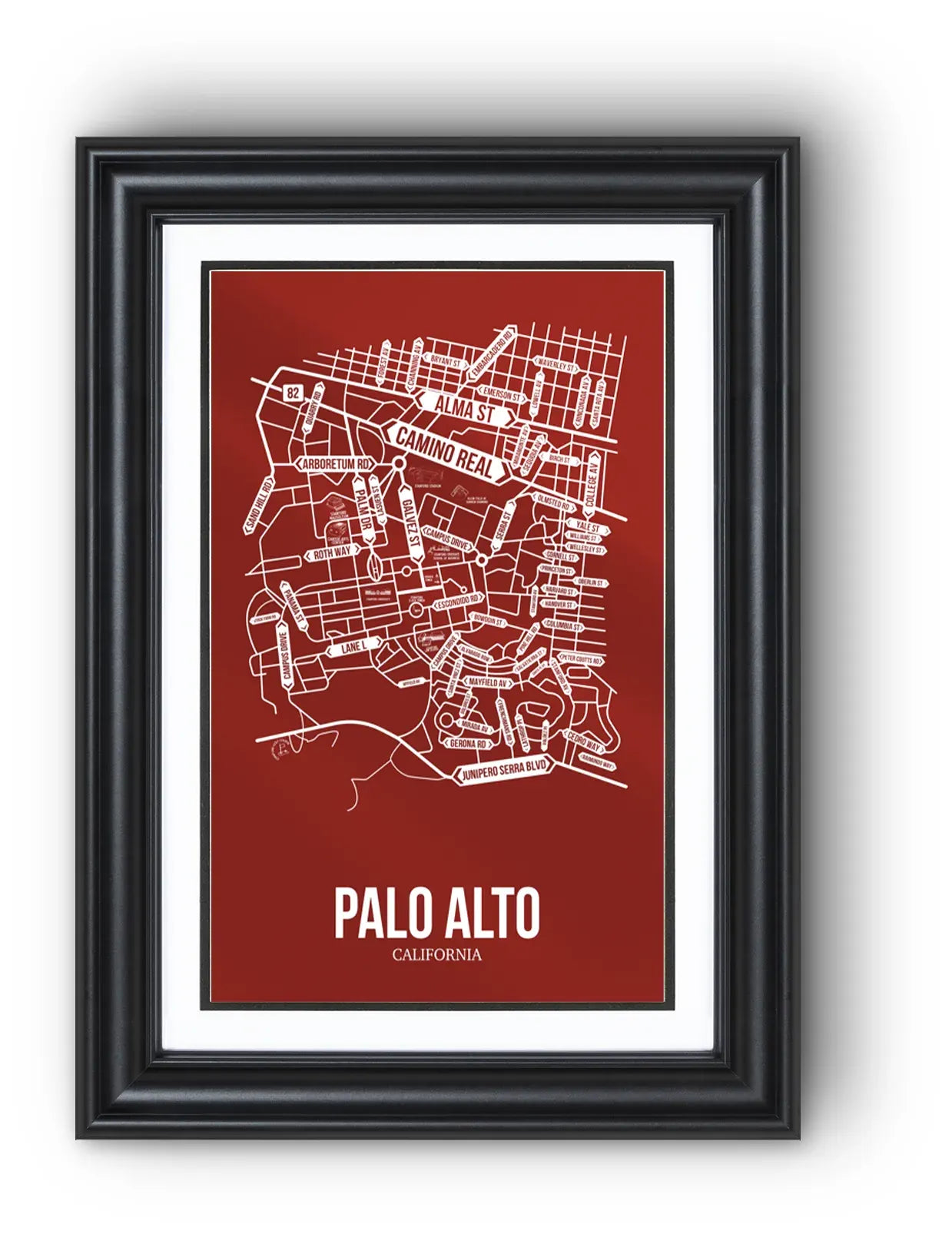 Palo Alto, California street map 13