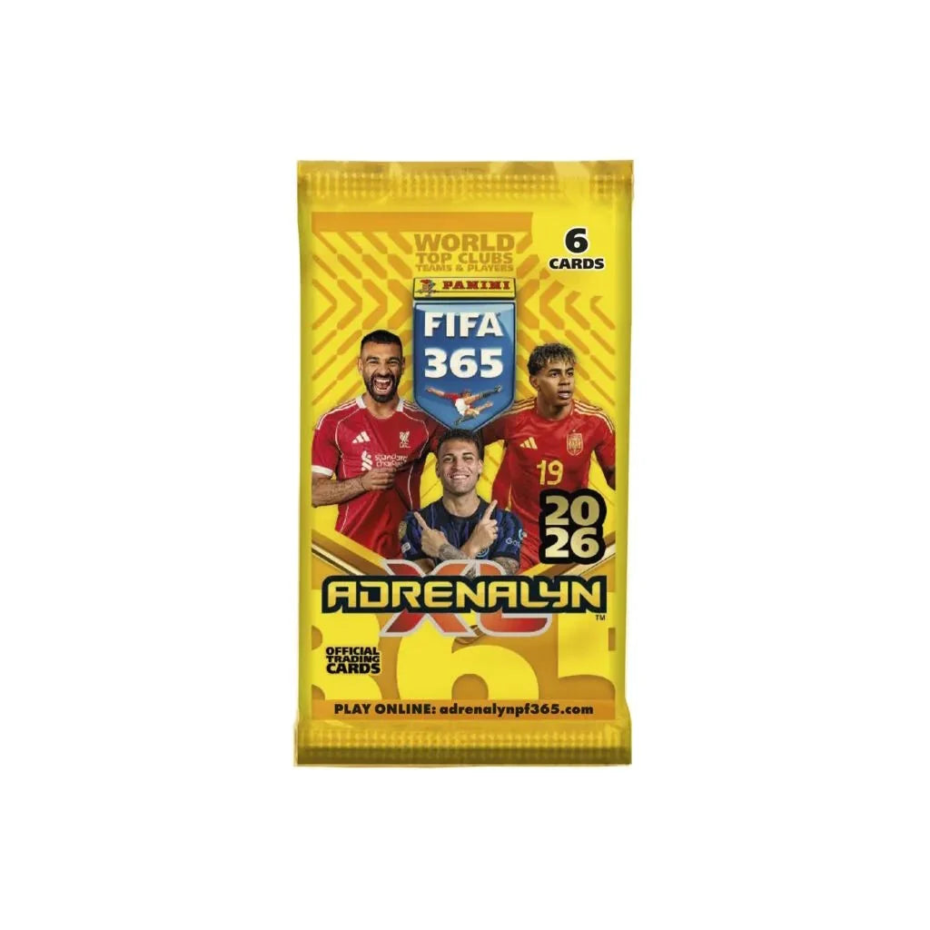 Panini 2025-26 Adrenalyn XL FIFA 365 Cards PACK (6 Cards Each) 1