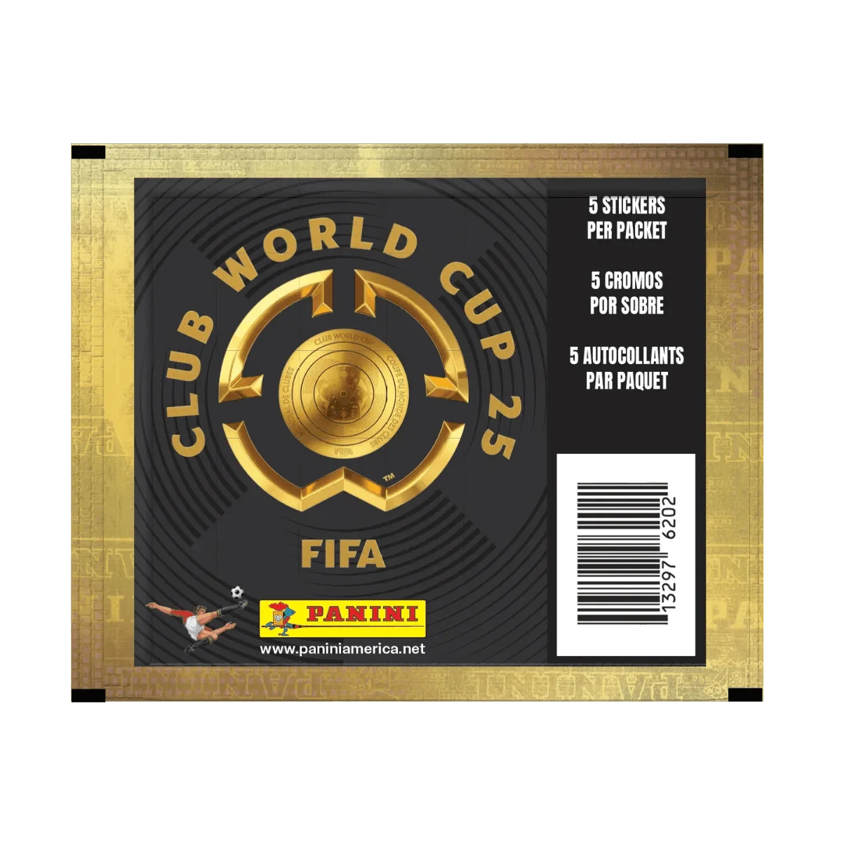 Panini 2025 FIFA Club World Cup Official Sticker Collection PACK (5 Stickers Each) 1