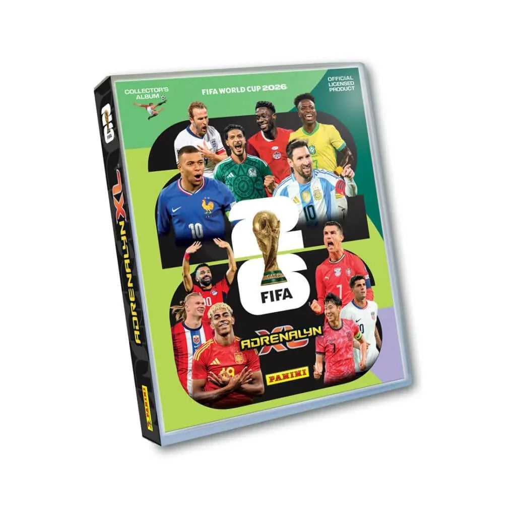 Panini 2026 Adrenalyn XL FIFA World Cup Cards Starter Pack (Album, 24 Cards + LE + Golden Baller) 2