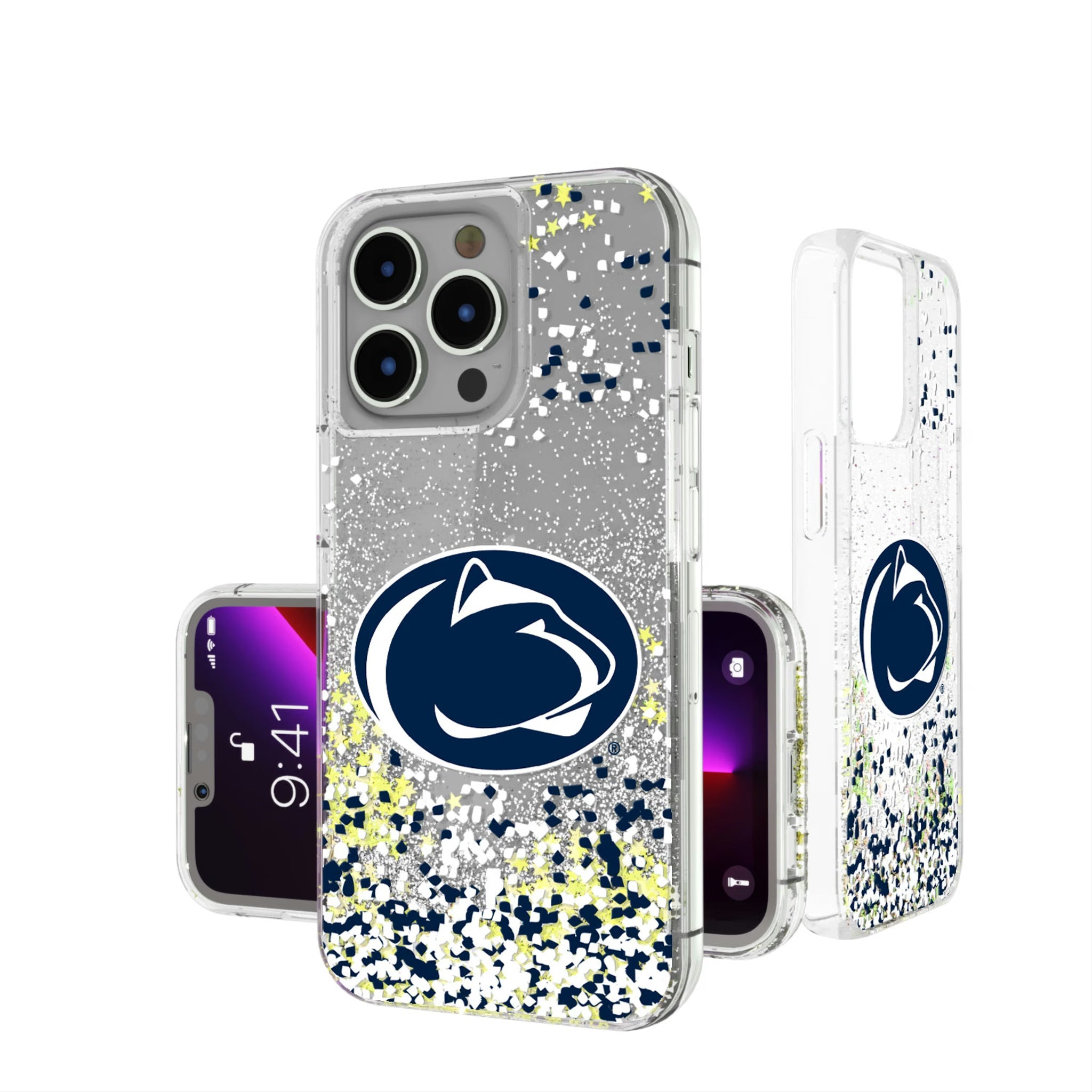 Pennsylvania State University Nittany Lions Confetti Glitter Phone Case 11
