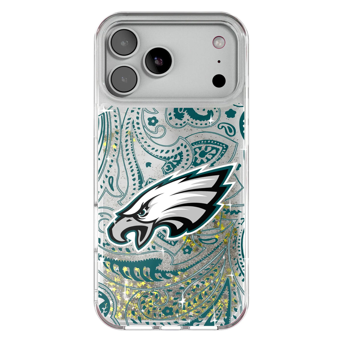 Philadelphia Eagles Paisley Glitter Phone Case 20