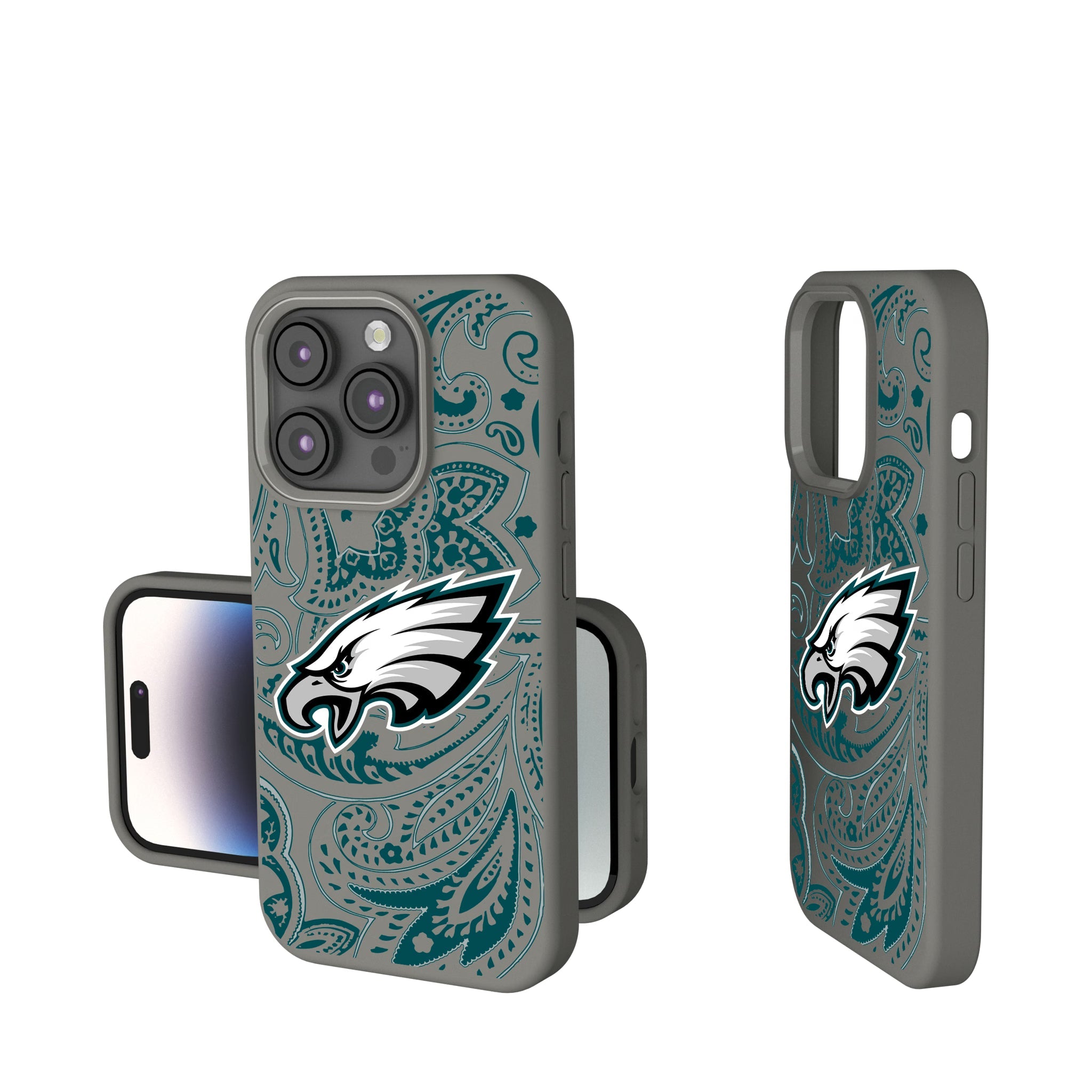 Philadelphia Eagles Paisley Soft Touch Phone Case 9