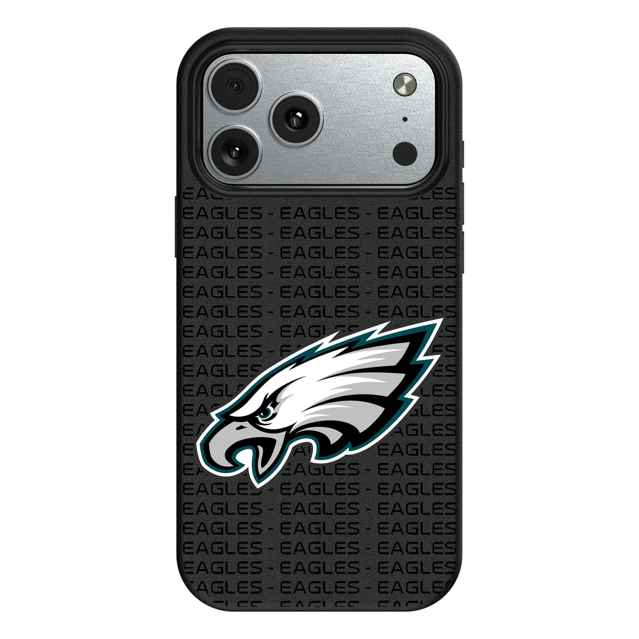 Philadelphia Eagles Text Backdrop MagSafe Compatible Phone Case for Apple iPhone 10