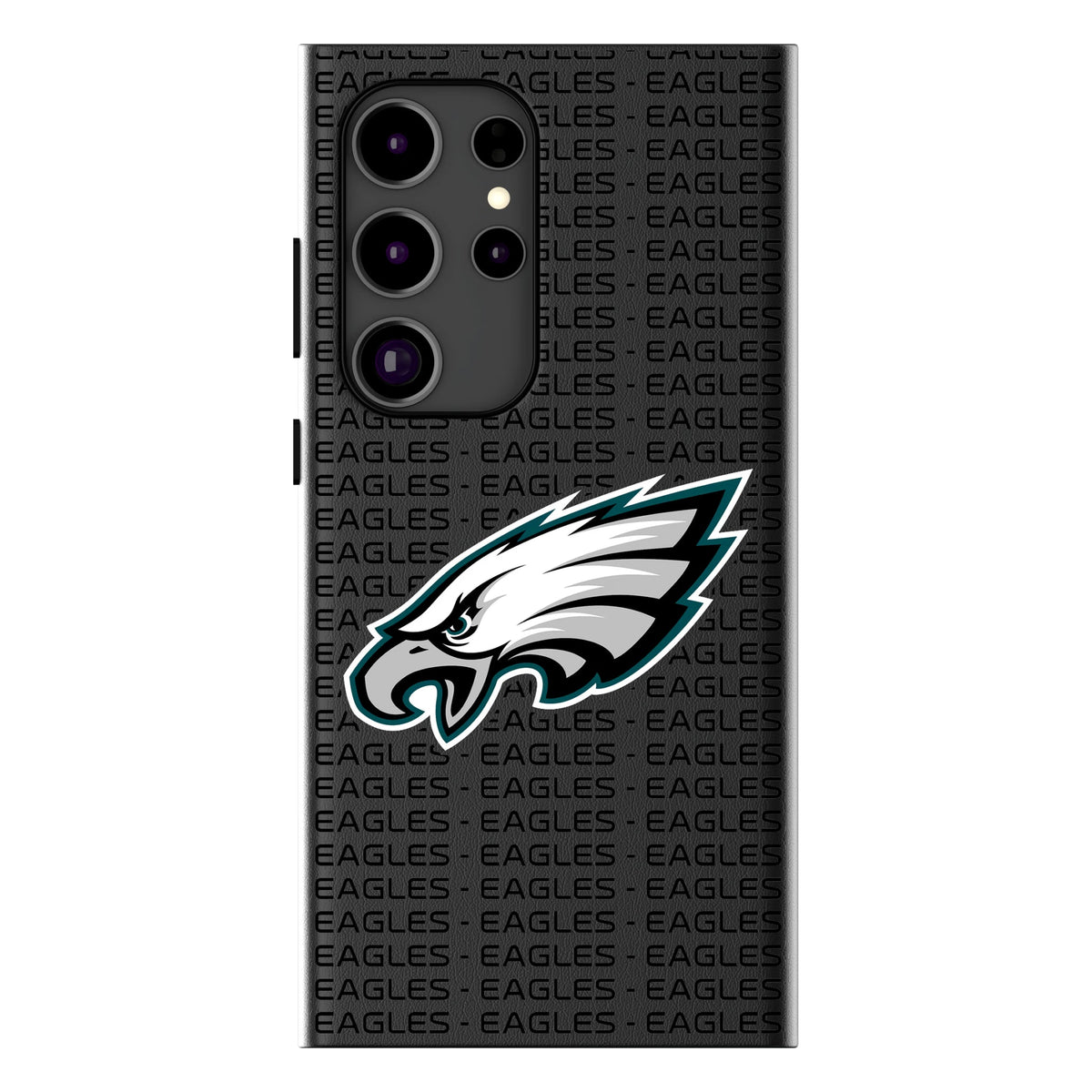 Philadelphia Eagles Text Backdrop MagSafe Compatible Phone Case for Samsung Galaxy 9
