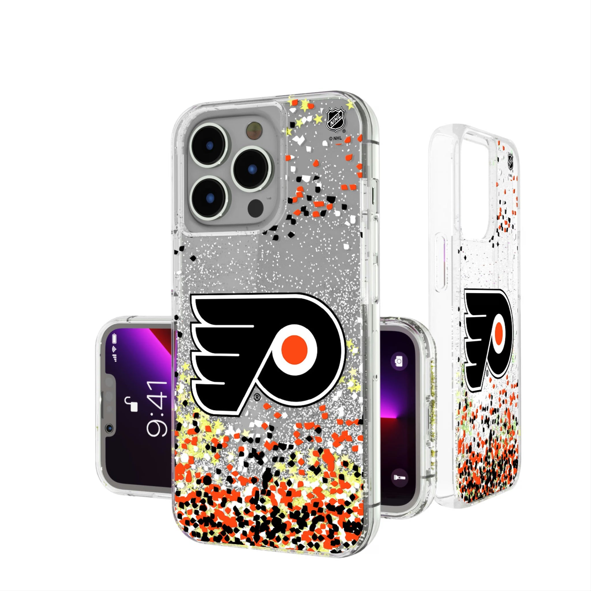 Philadelphia Flyers Confetti Glitter Phone Case 7
