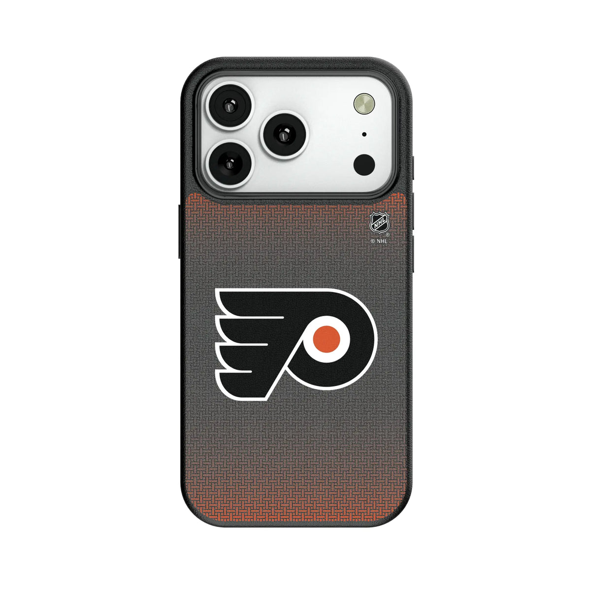 Philadelphia Flyers Linen MagSafe Compatible Phone Case for Apple iPhone 10