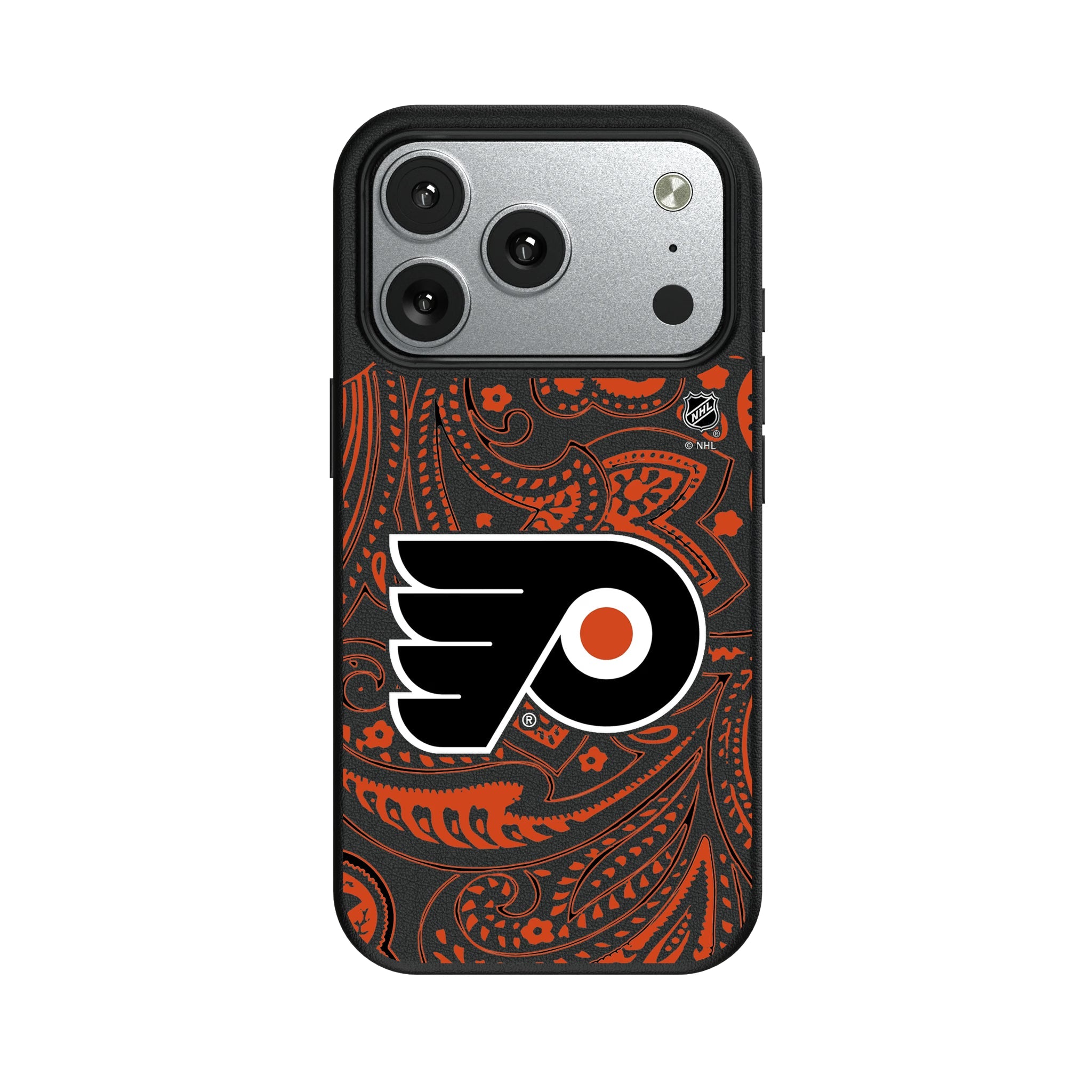 Philadelphia Flyers Paisley MagSafe Compatible Phone Case for Apple iPhone 8