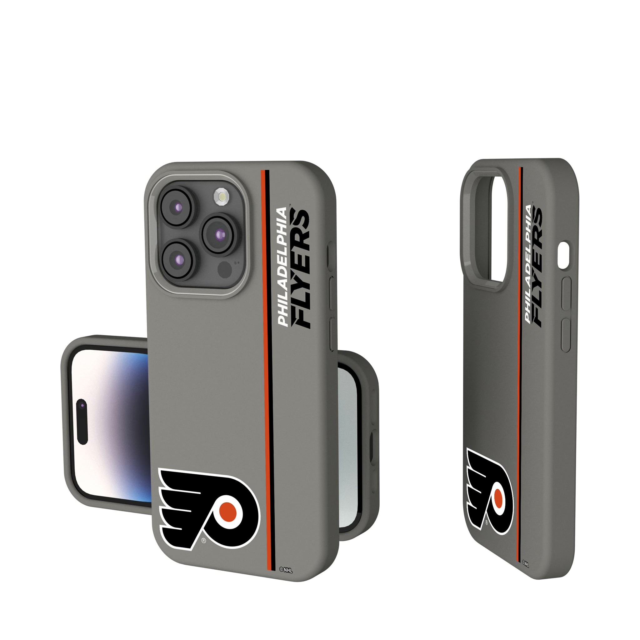 Philadelphia Flyers Sidebar Soft Touch Phone Case 9