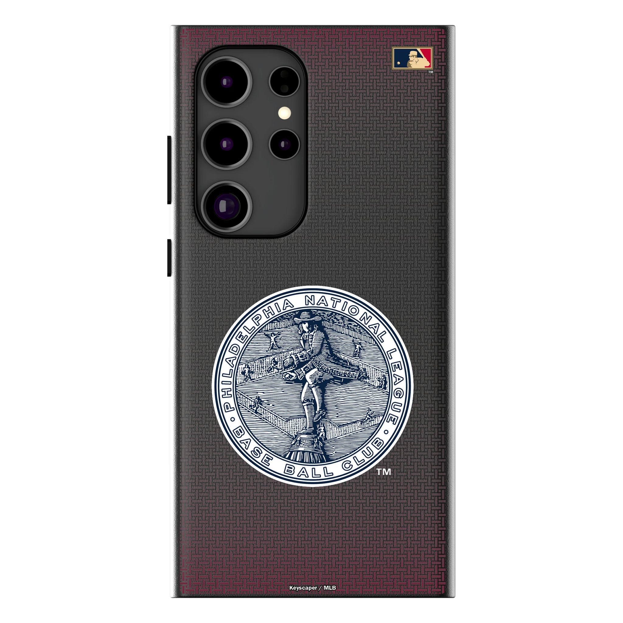Philadelphia Phillies 1915-1943 - Cooperstown Collection Linen MagSafe Compatible Phone Case for Samsung Galaxy 10
