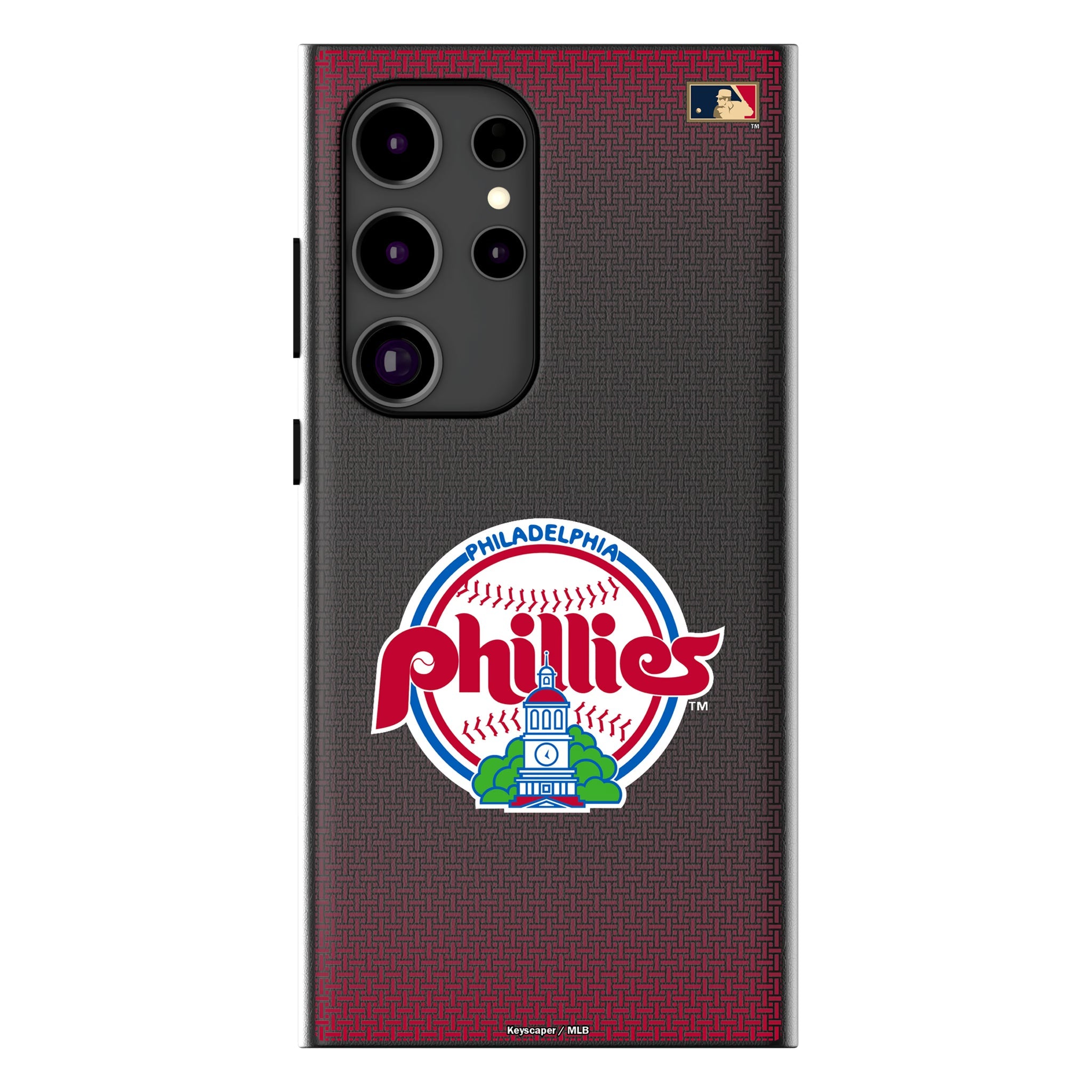 Philadelphia Phillies 1984-1991 - Cooperstown Collection Linen MagSafe Compatible Phone Case for Samsung Galaxy 10