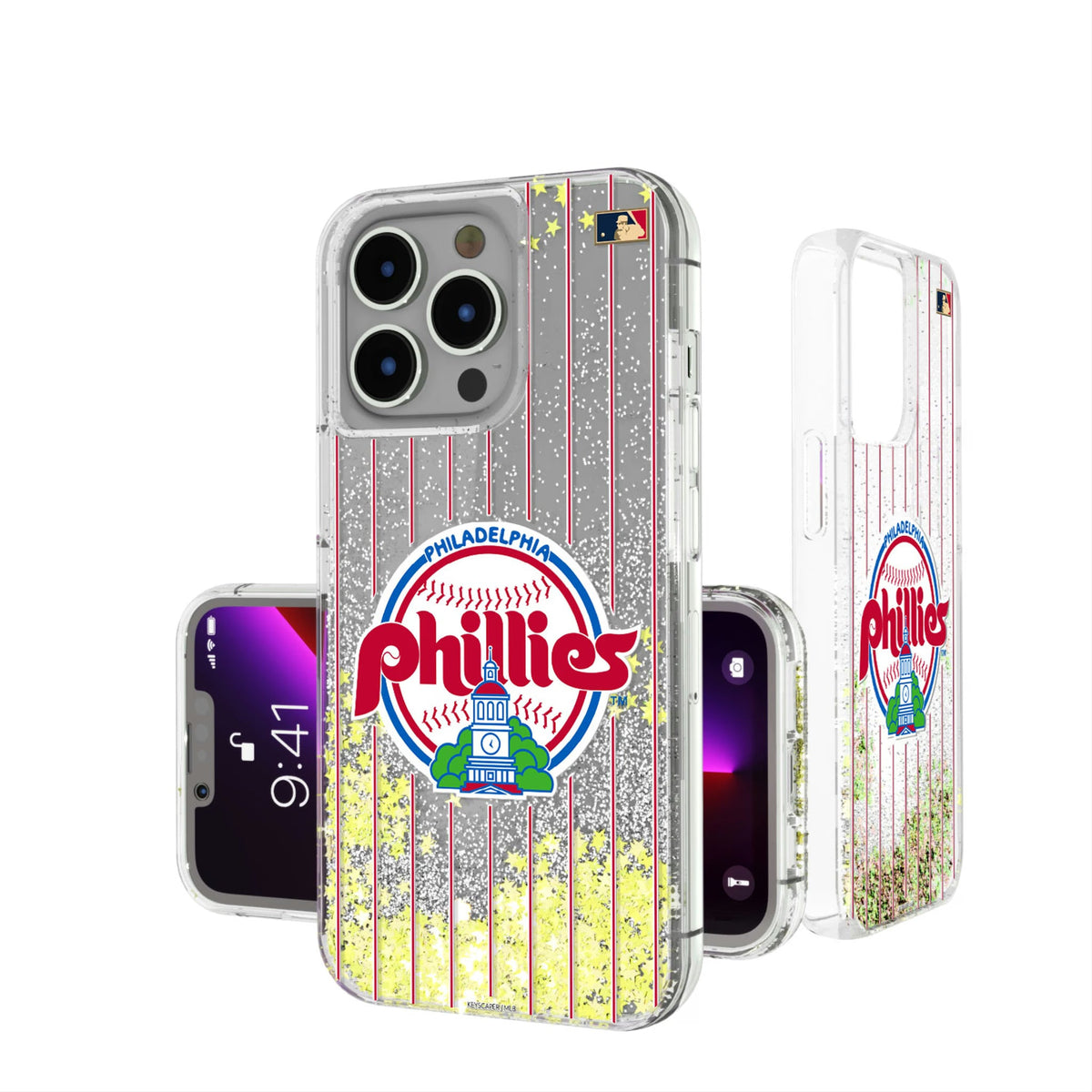 Philadelphia Phillies 1984-1991 - Cooperstown Collection Pinstripe Glitter Phone Case 17