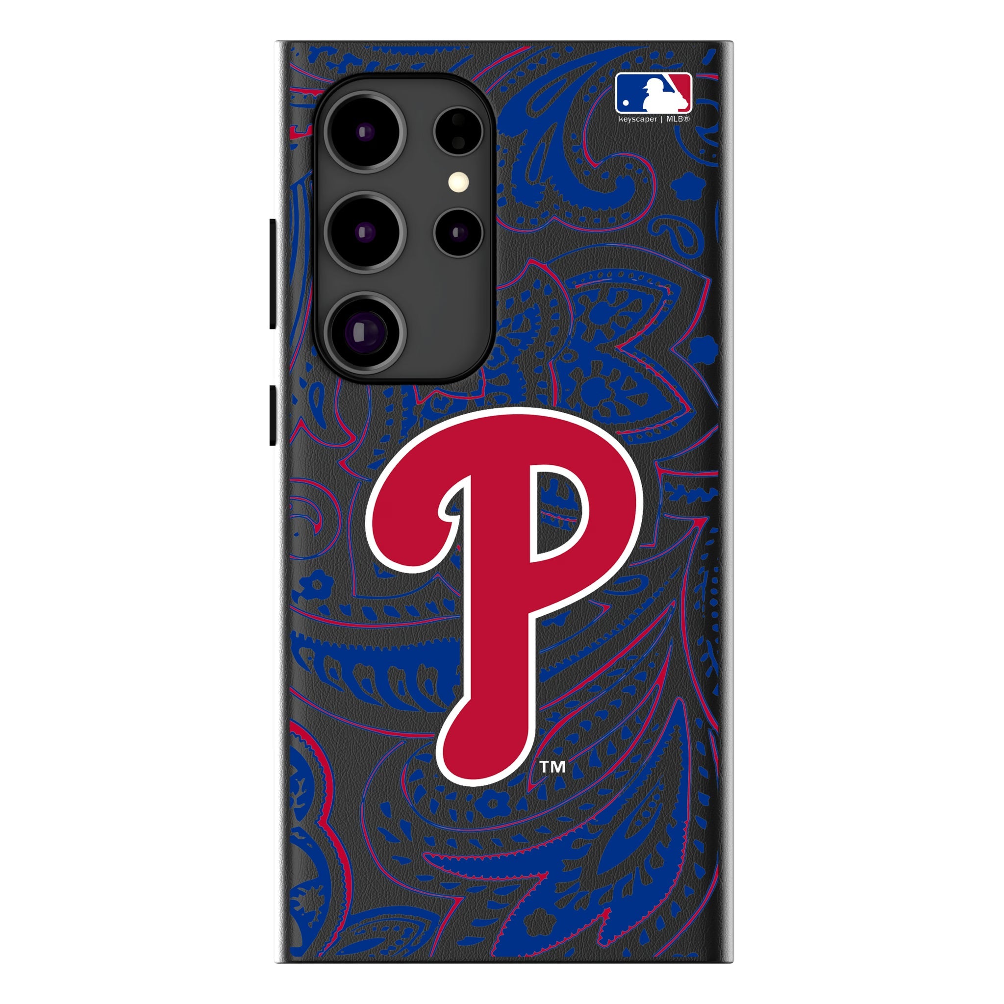 Philadelphia Phillies Paisley MagSafe Compatible Phone Case for Samsung Galaxy 16