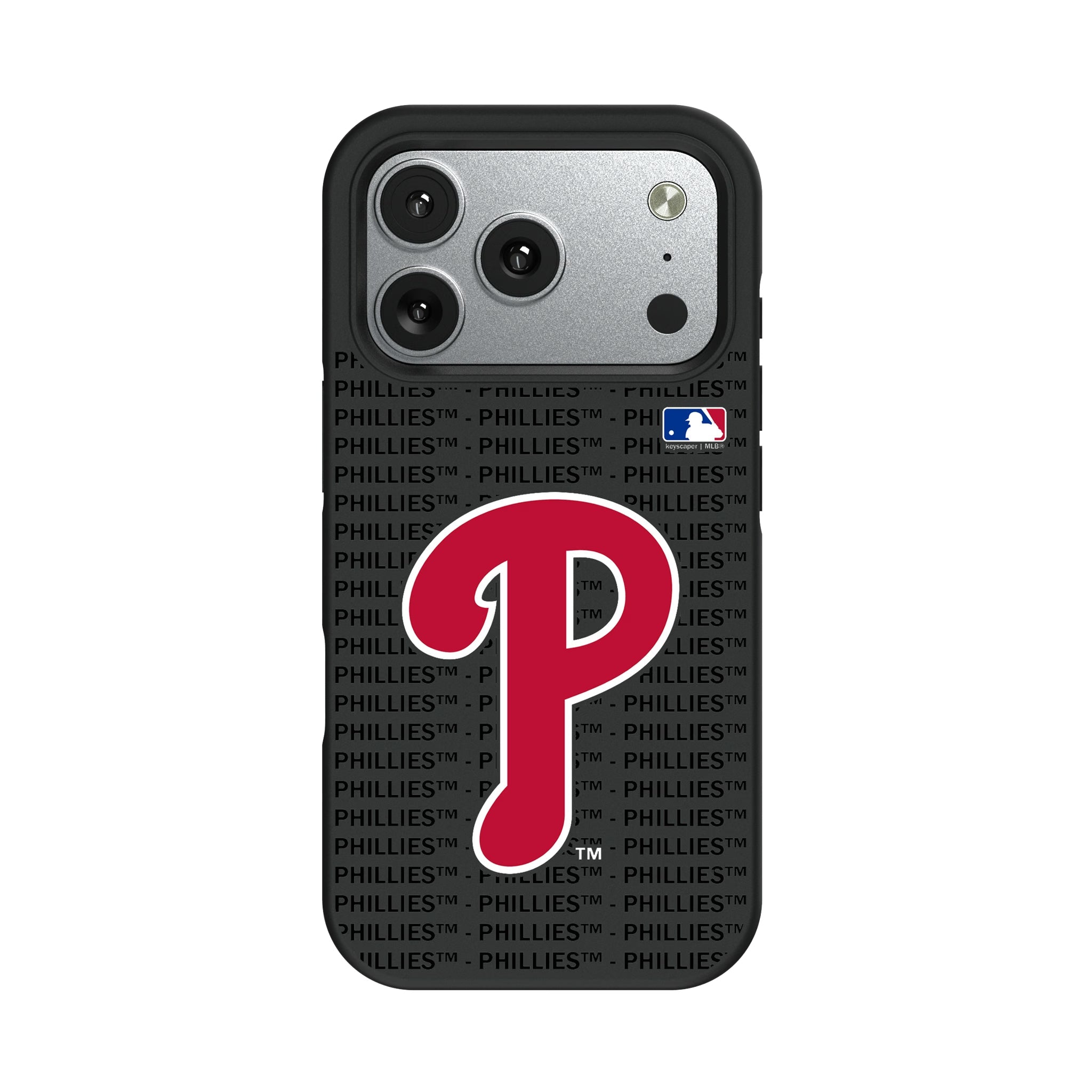 Philadelphia Phillies Text Backdrop Bump Phone Case 10