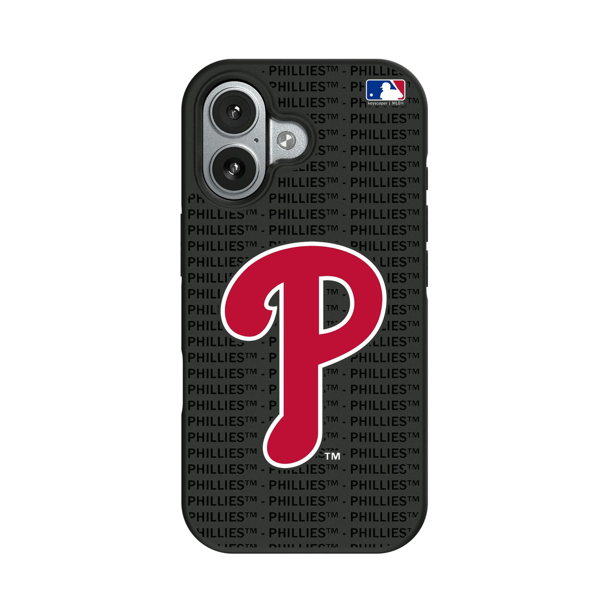 Philadelphia Phillies Text Backdrop Bump Phone Case 8