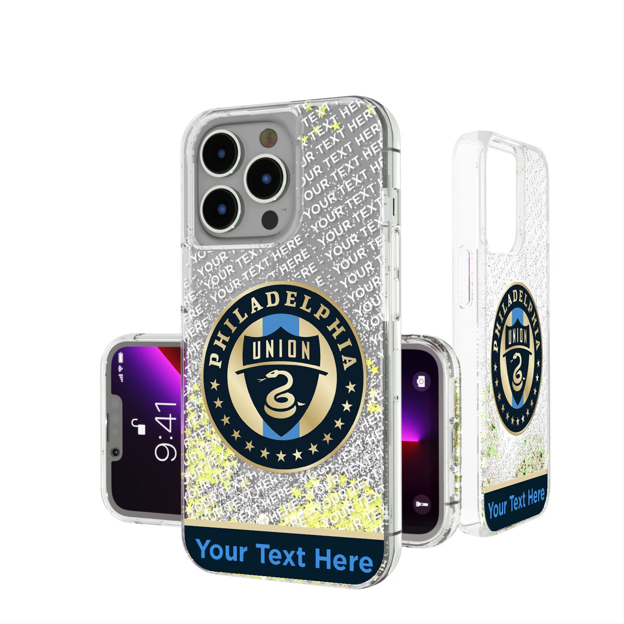 Philadelphia Union Personalized EndZone Plus Glitter Phone Case for Apple iPhone 6