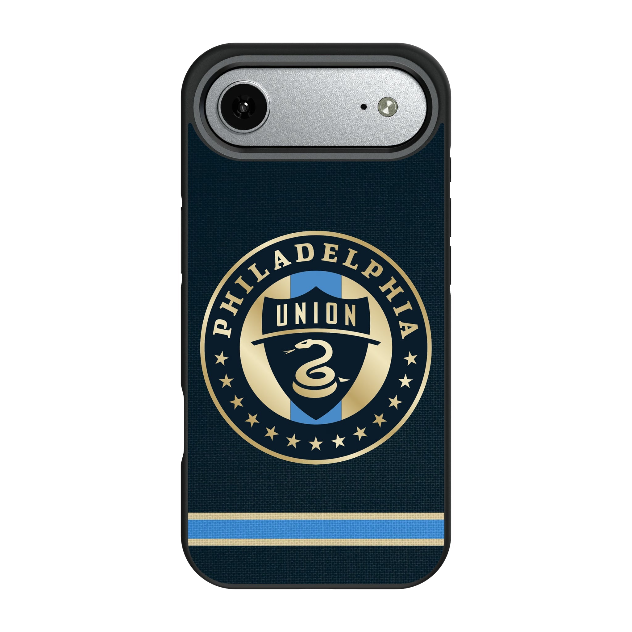 Philadelphia Union   Stripe Bump Phone Case 9