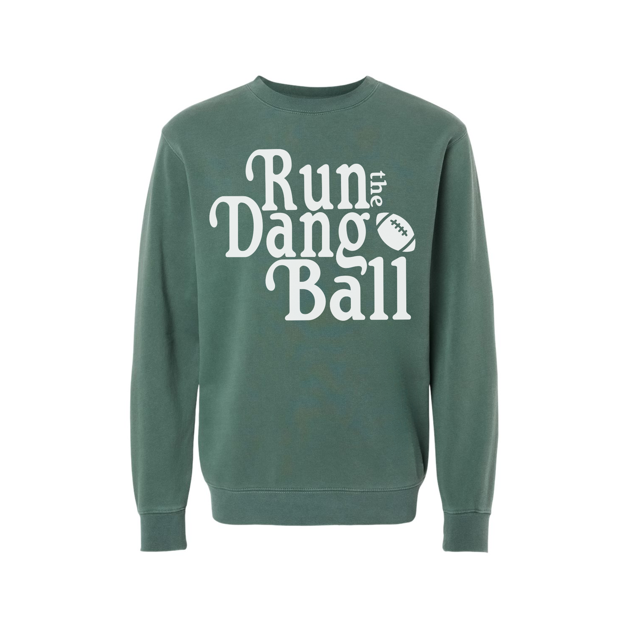 Run the Dang Ball Football Sweatshirt | Vintage Game Day Crewneck 4