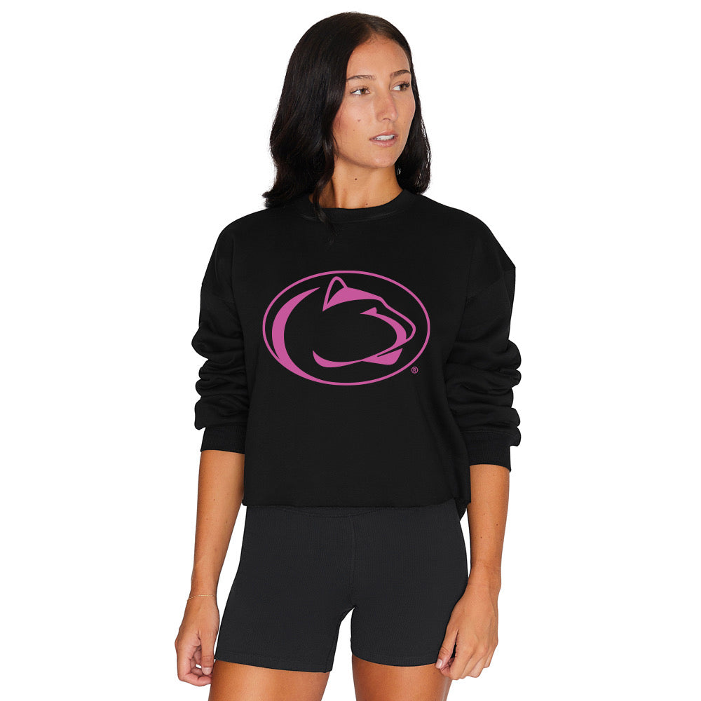Penn State Pink & Black Crewneck 3
