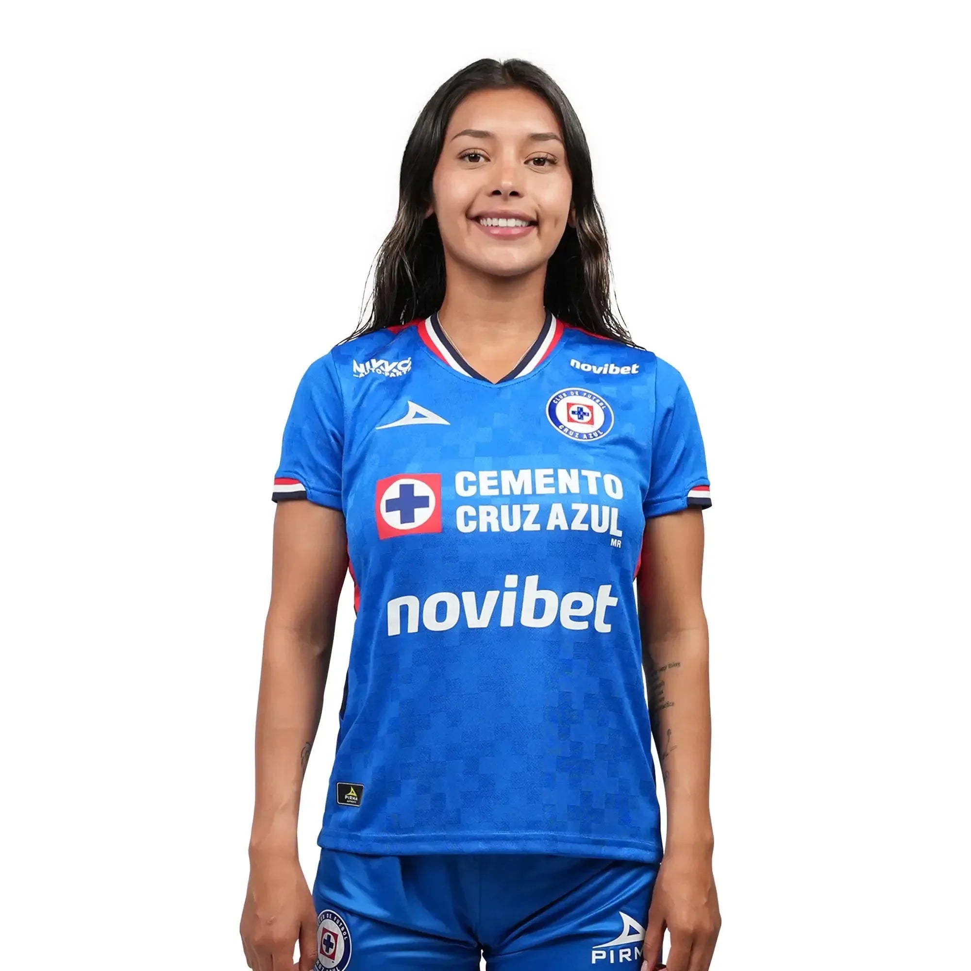 Pirma 2025-26 Cruz Azul Women's Stadium Home Soccer Jersey 1