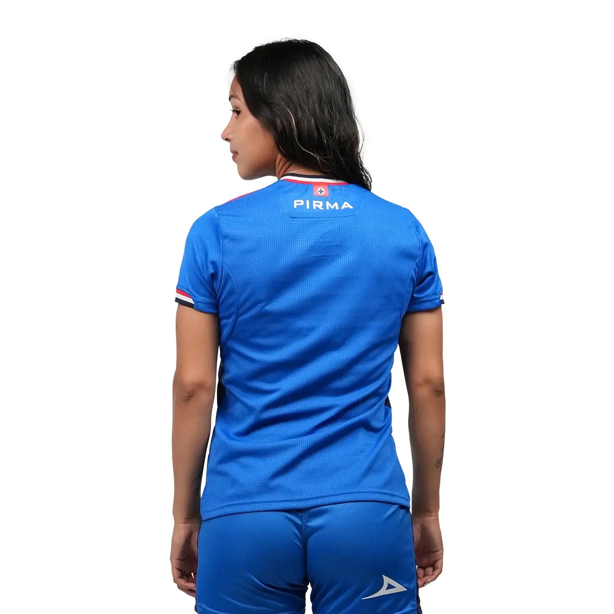 Pirma 2025-26 Cruz Azul Women's Stadium Home Soccer Jersey 3