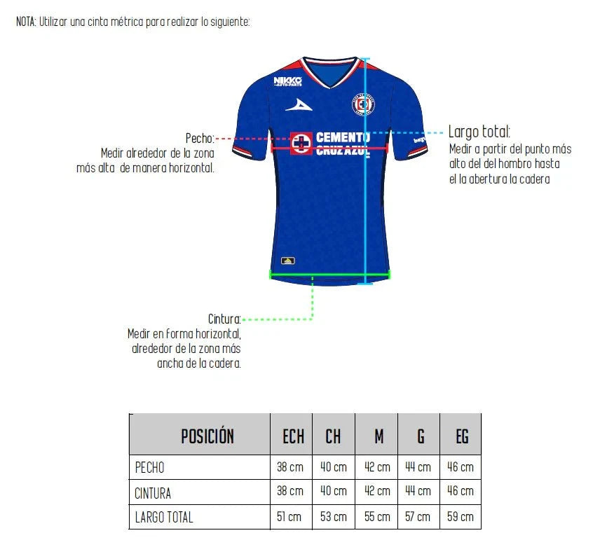 Pirma 2025-26 Cruz Azul Youth Stadium Home Soccer Jersey 7