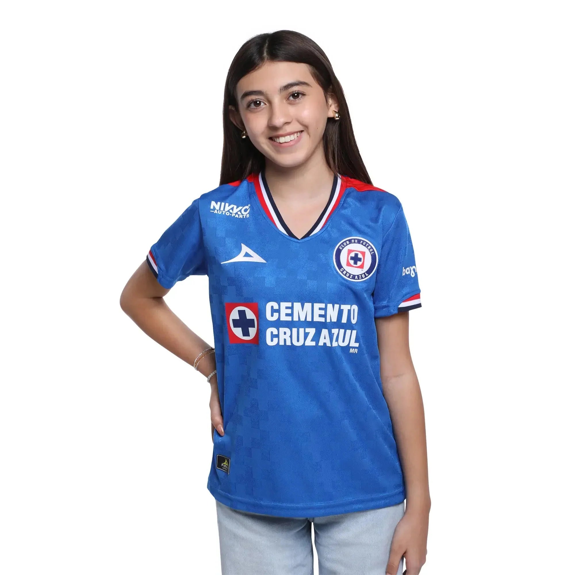 Pirma 2025-26 Cruz Azul Youth Stadium Home Soccer Jersey 1