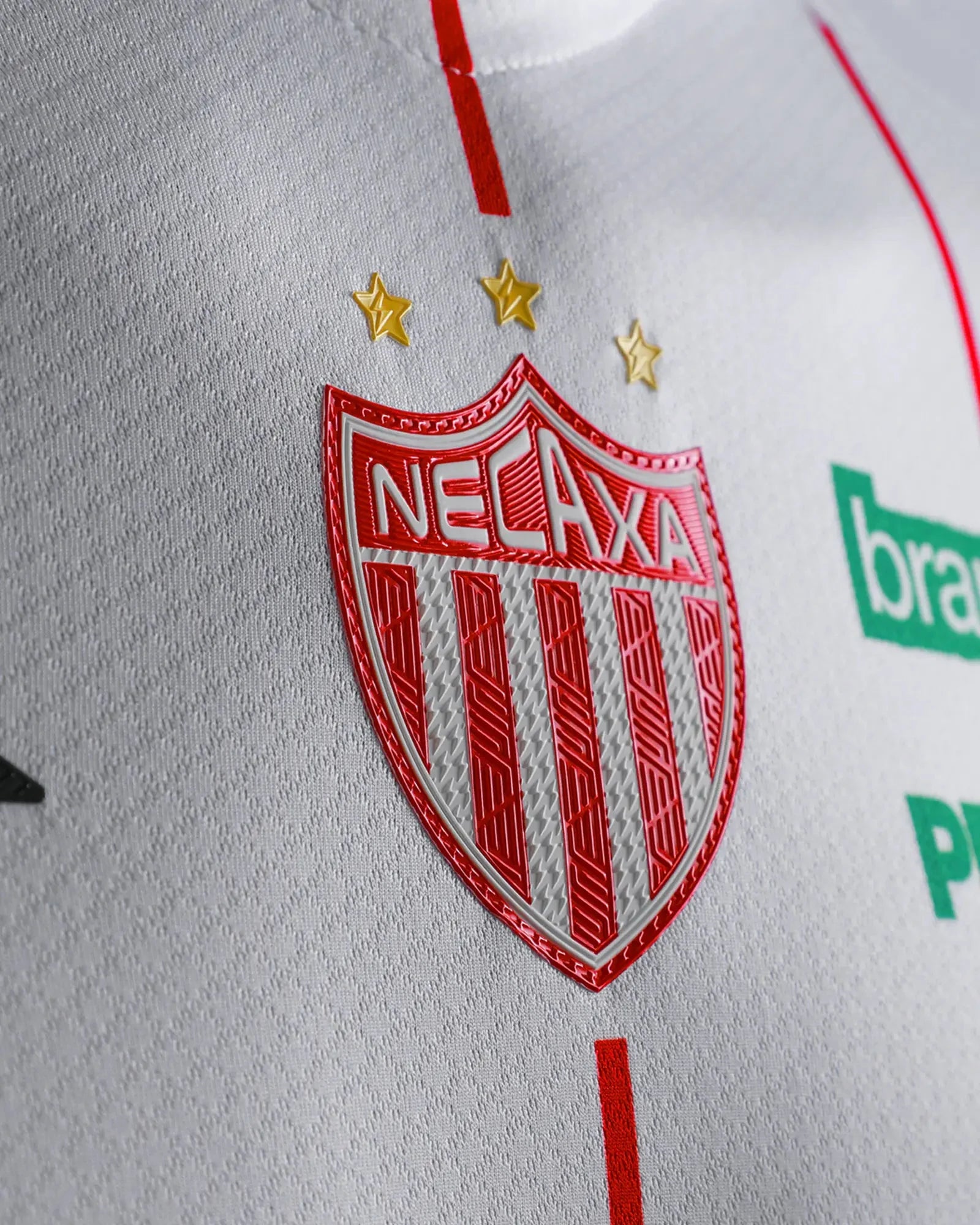 Pirma 2025-26 Necaxa Men's Stadium Home Soccer Jersey 3