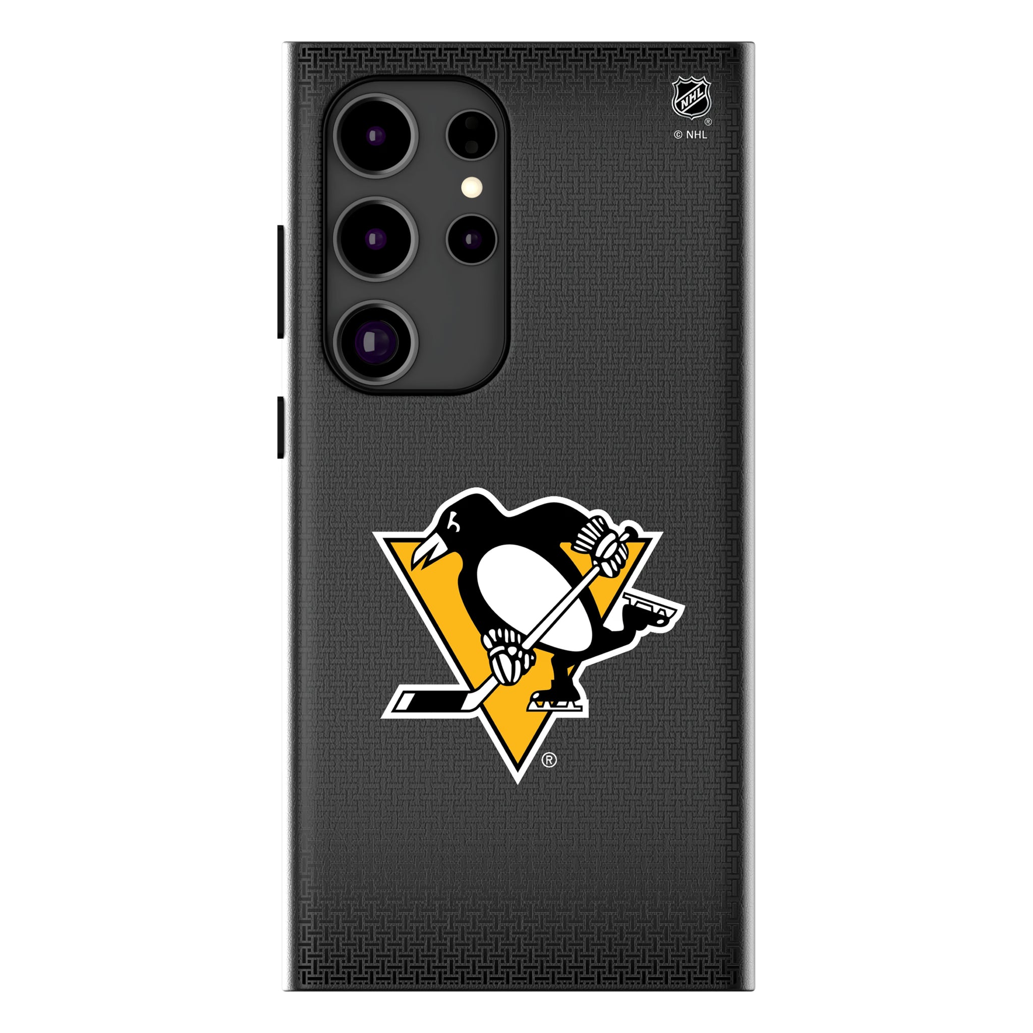 Pittsburgh Penguins Linen MagSafe Compatible Phone Case for Samsung Galaxy 14