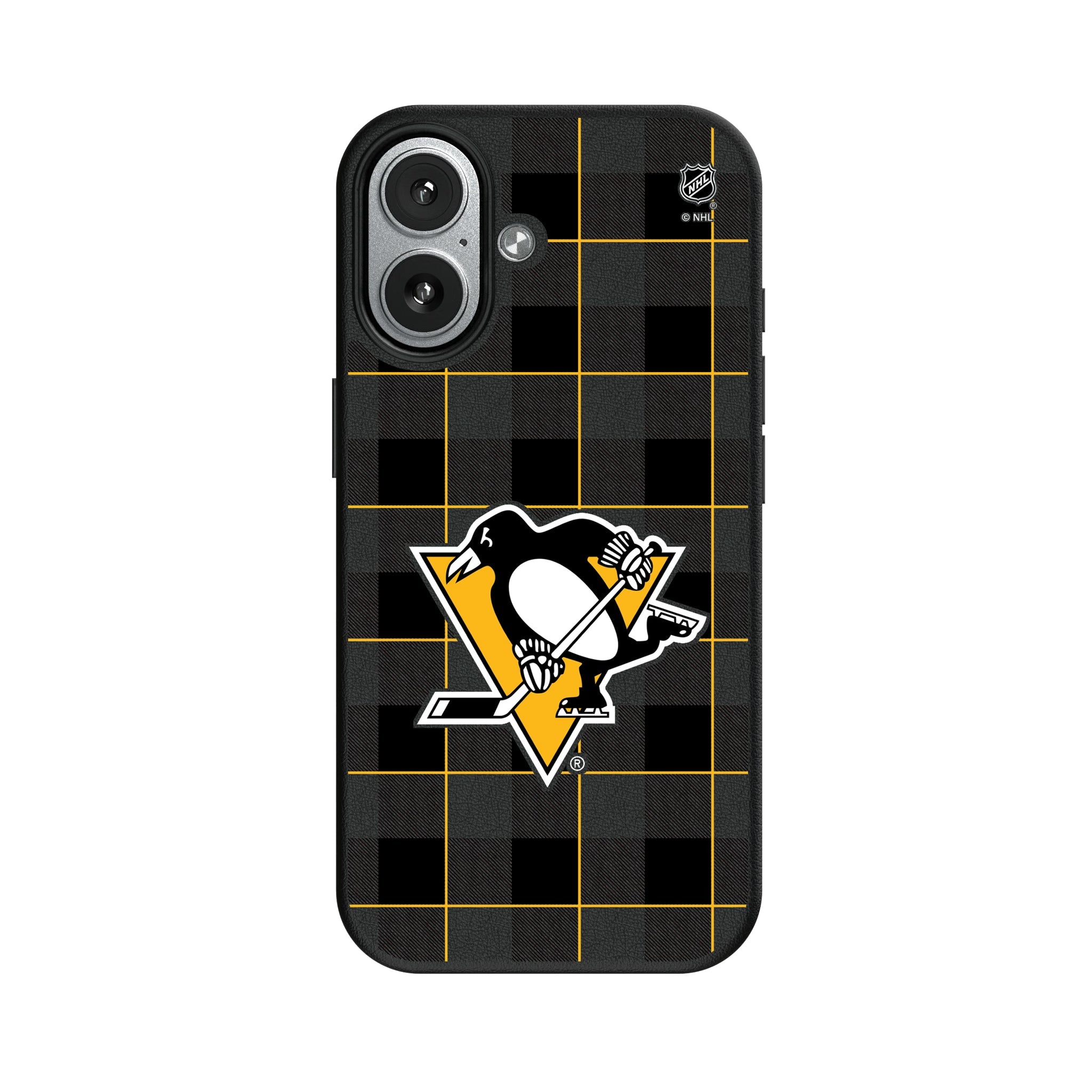 Pittsburgh Penguins Plaid MagSafe Compatible Phone Case for Apple iPhone 7