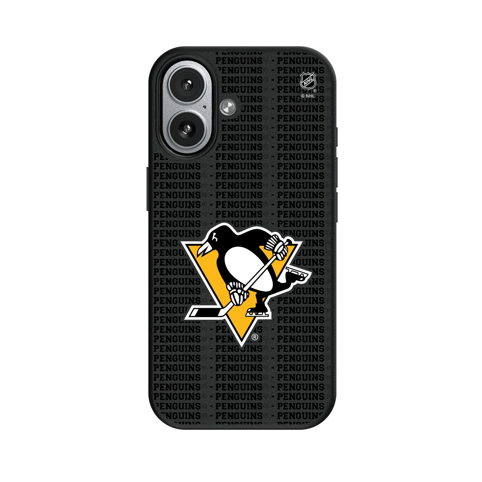 Pittsburgh Penguins Text Backdrop MagSafe Compatible Phone Case for Apple iPhone 7
