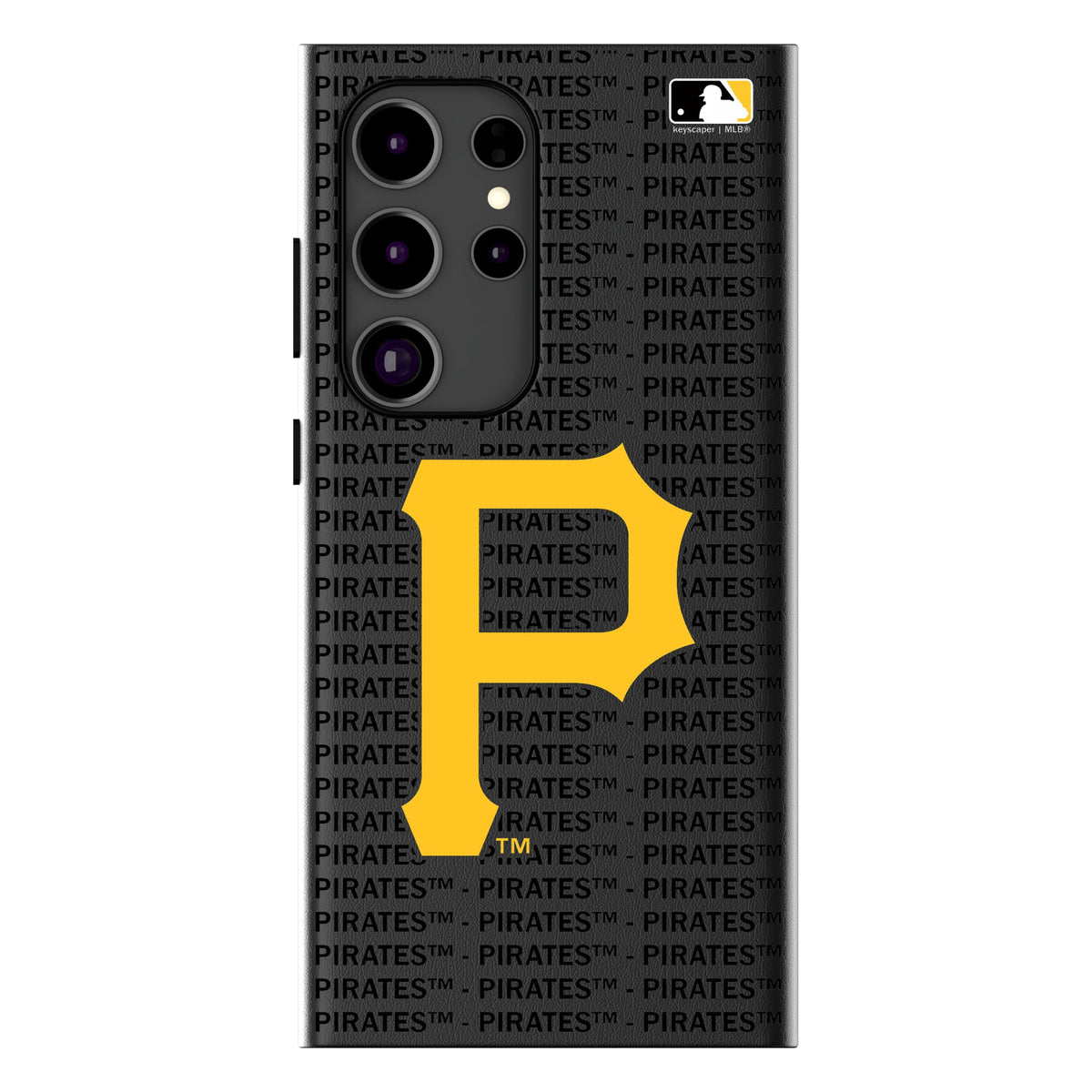 Pittsburgh Pirates Text Backdrop MagSafe Compatible Phone Case for Samsung Galaxy 18