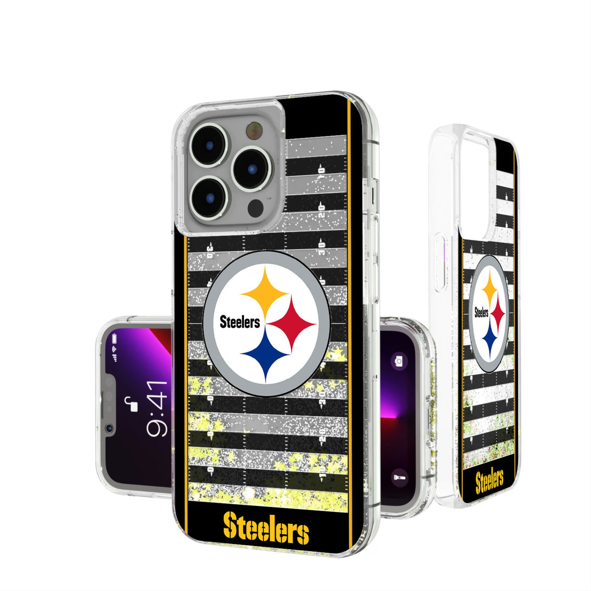 Pittsburgh Steelers Field Glitter Phone Case 4