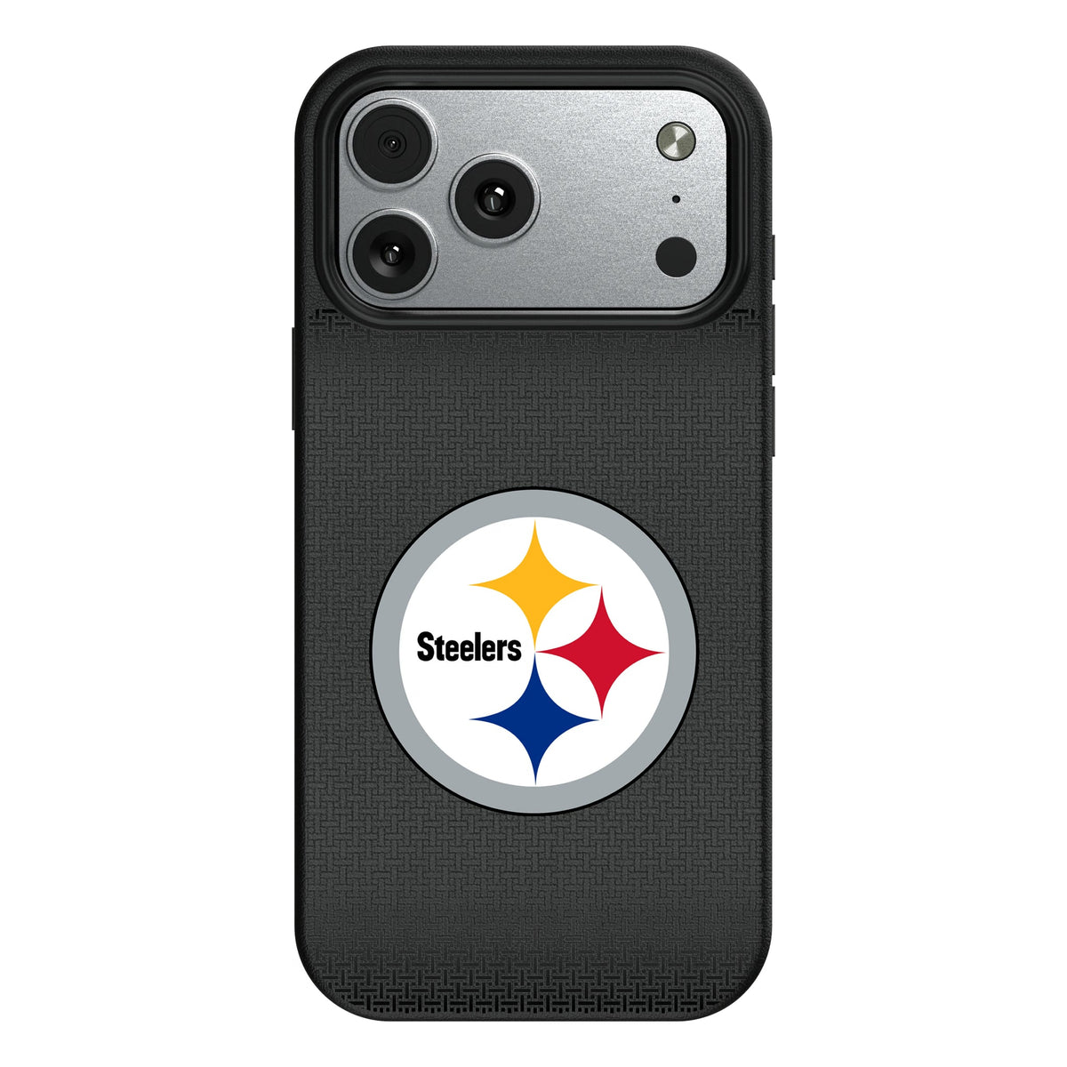 Pittsburgh Steelers Linen MagSafe Compatible Phone Case for Apple iPhone 10