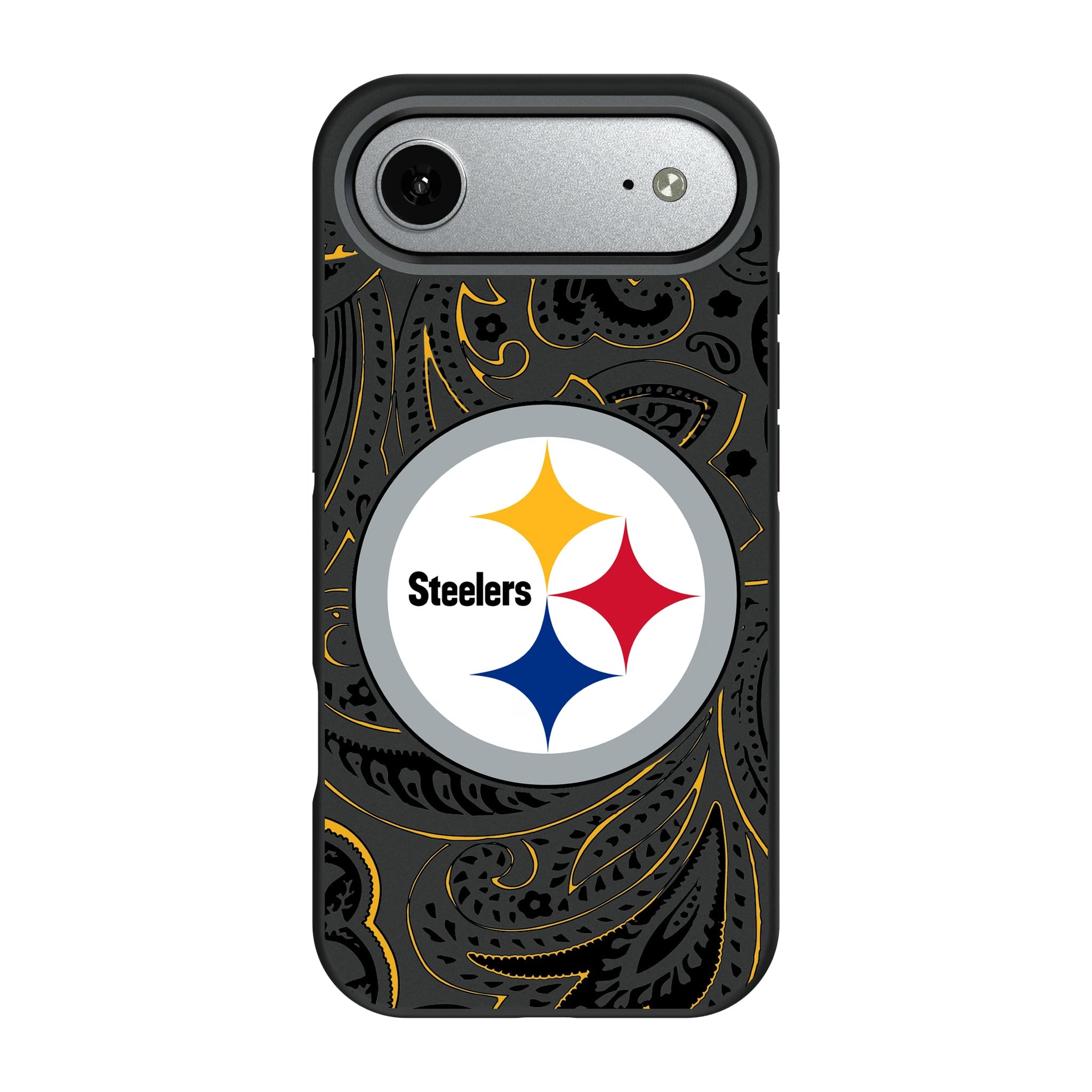 Pittsburgh Steelers Paisley Bump Phone Case 9
