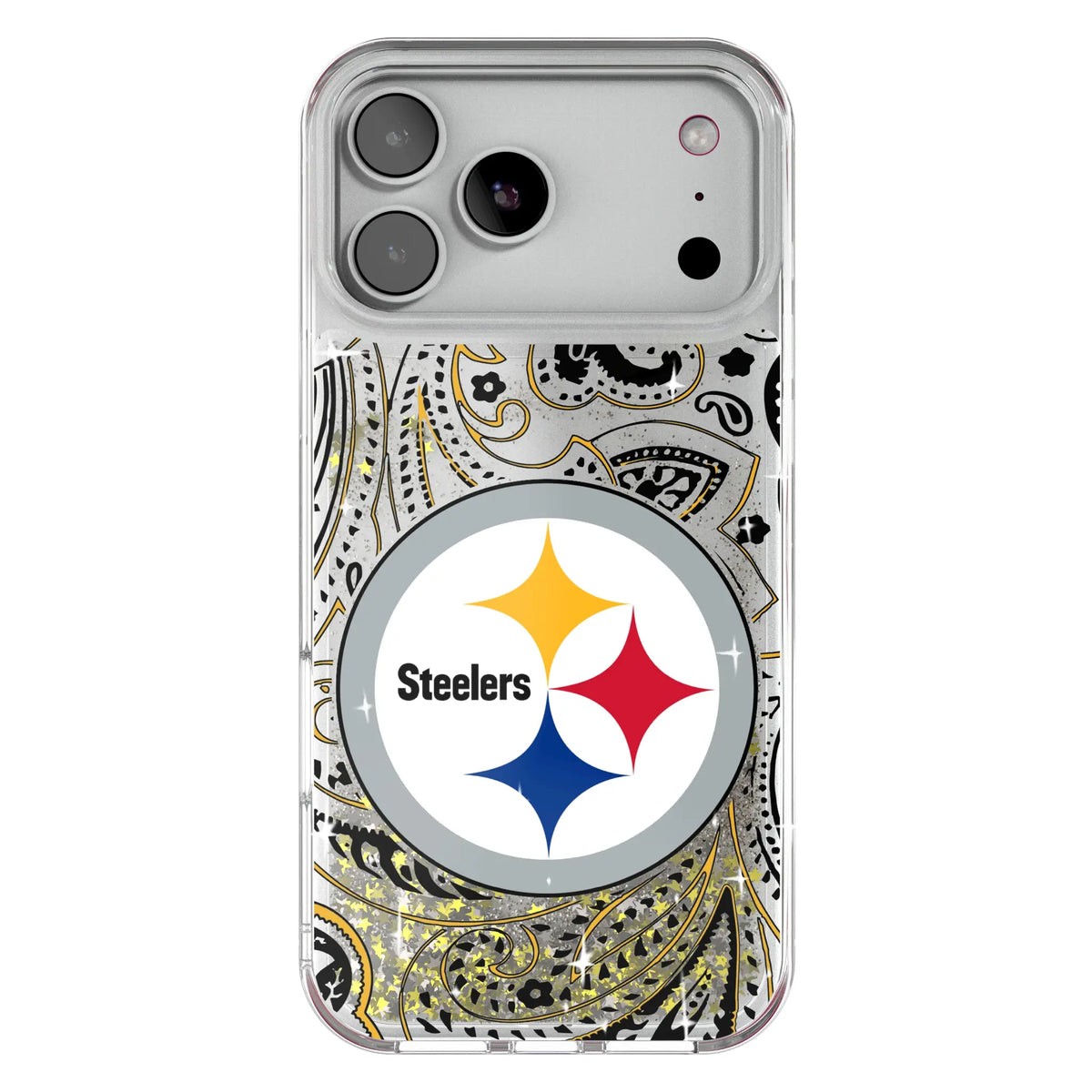 Pittsburgh Steelers Paisley Glitter Phone Case 20