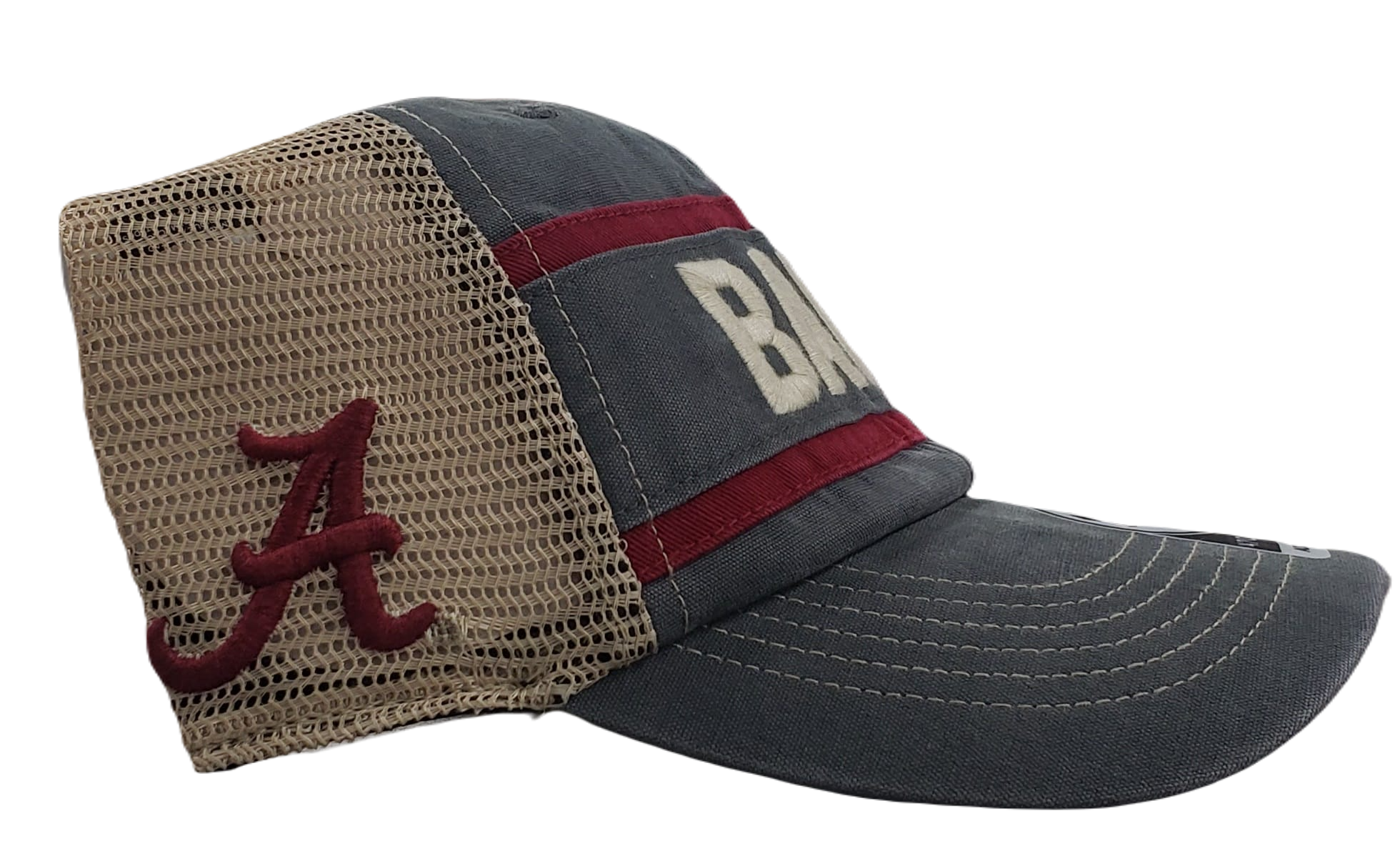 Alabama Crimson Tide - Charcoal Juncture Clean Up Hat, 47 Brand 3