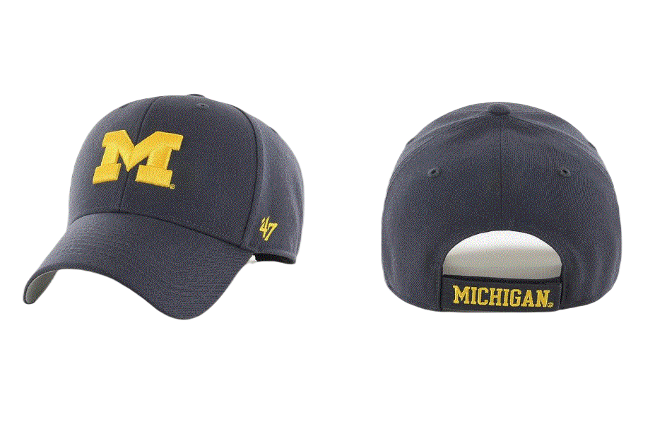 Michigan Wolverines - Navy MVP Hat, 47 Brand 2
