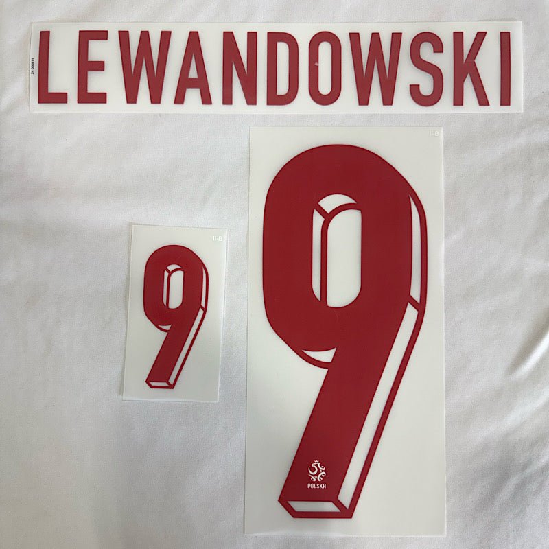 Poland 2026- Home LEWANDOWSKI #9 Official Name Set 1