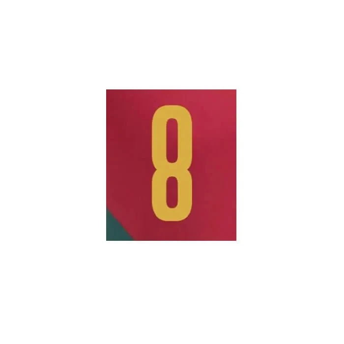 Portugal 2022-23 Home B.  Fernandes #8 Jersey Name Set 2