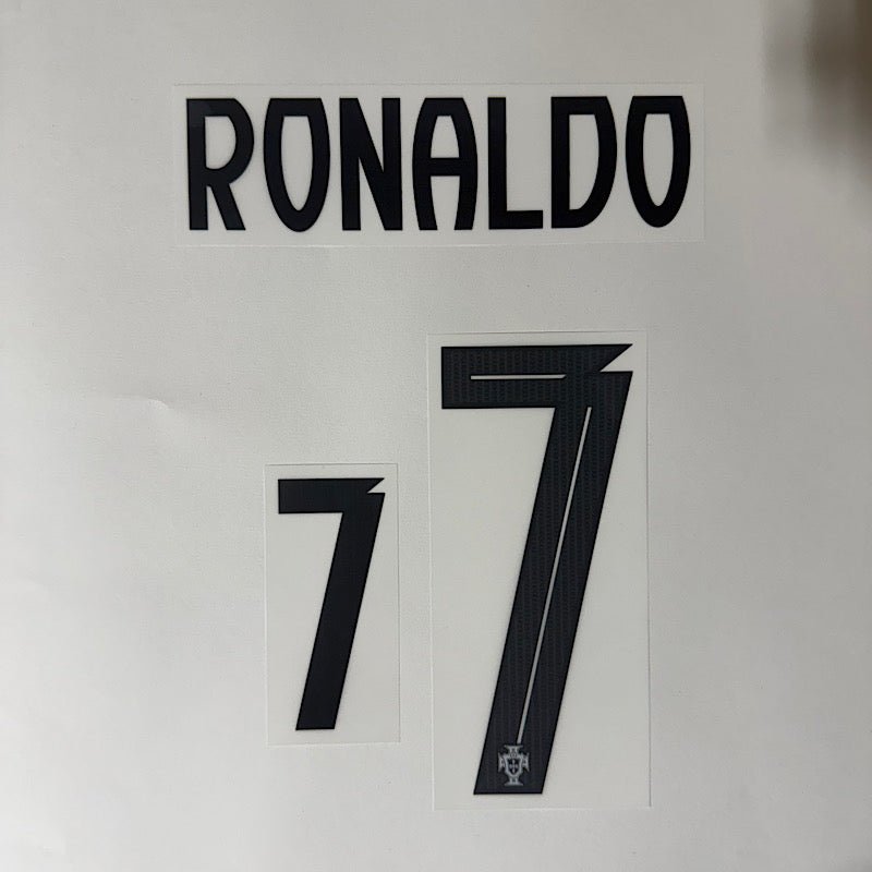 Portugal 2025/26 Away RONALDO #7 Youth Official Name Set 1