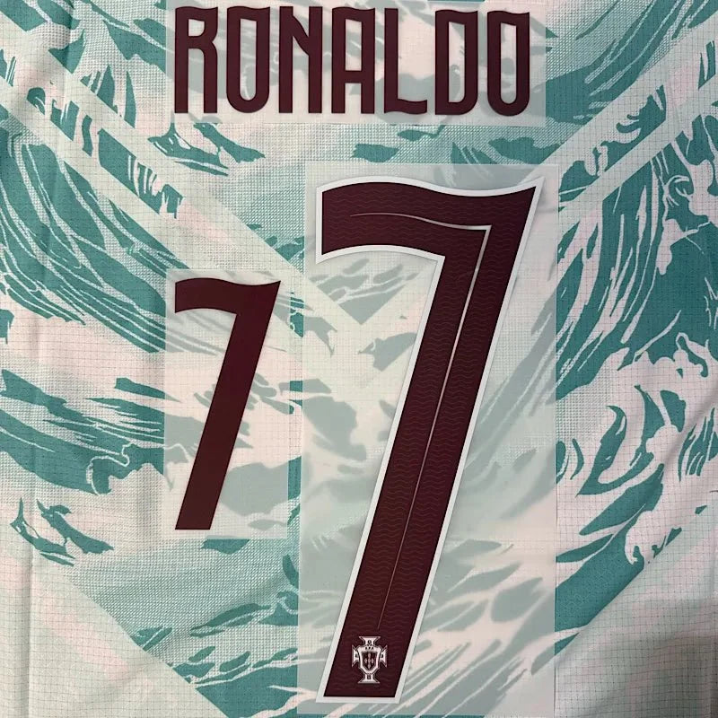 Portugal 2026- Away RONALDO #7 Official Name Set 1