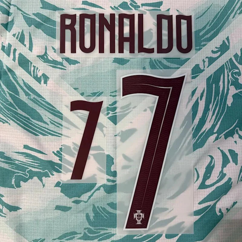 Portugal 2026- Away RONALDO #7 Youth Official Name Set 1