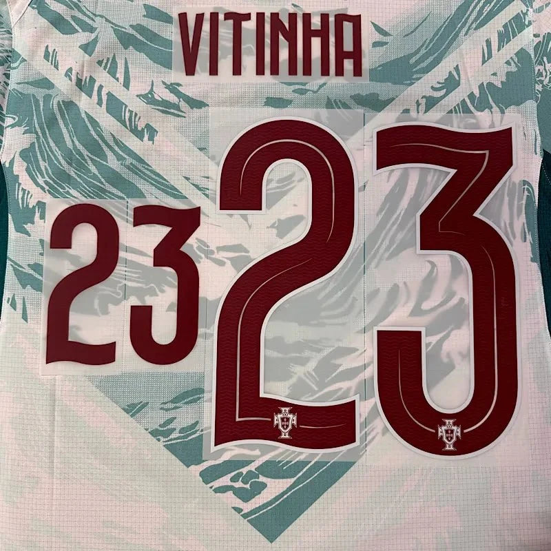 Portugal 2026- Away VITINHA #23 Official Name Set 1