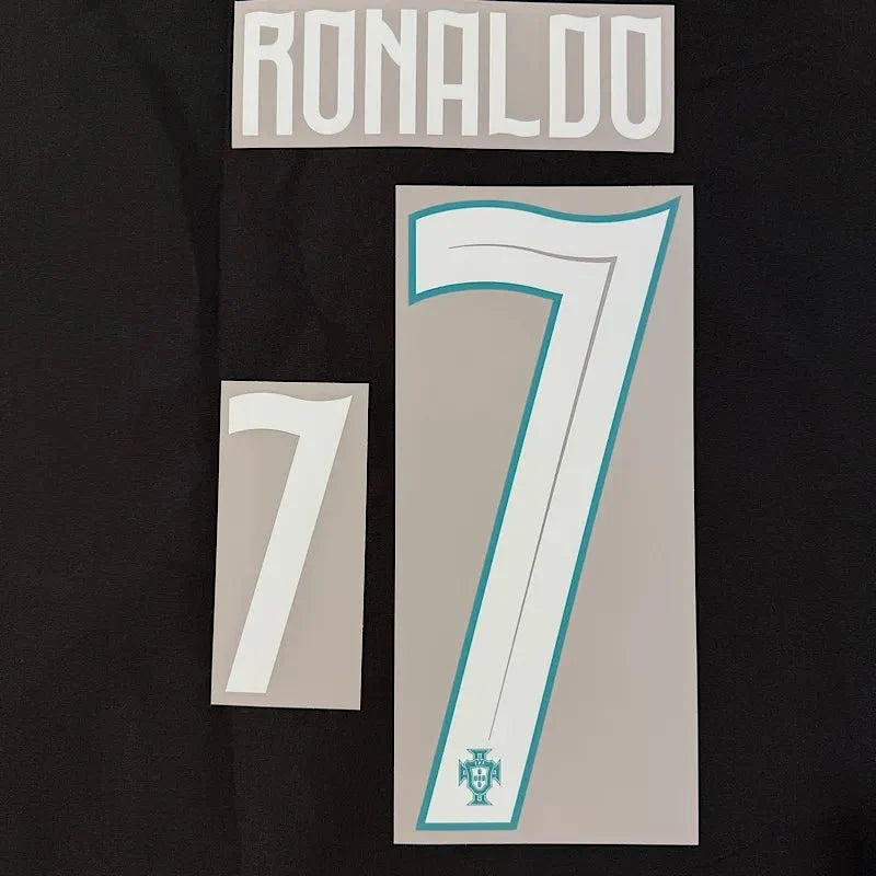 Portugal 2026- Home RONALDO #7 Official Name Set 1