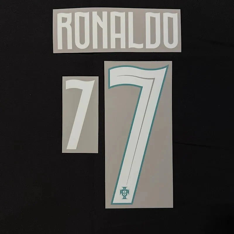 Portugal 2026- Home RONALDO #7 Youth Official Name Set 1