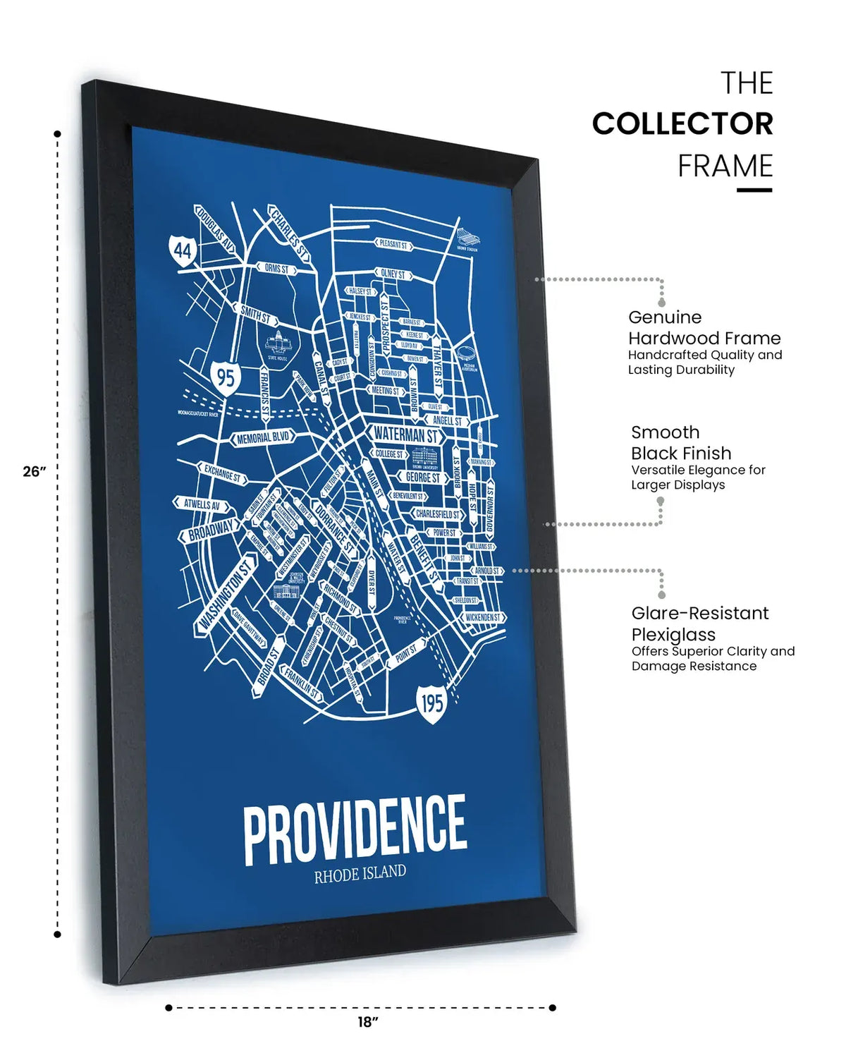 Providence, Rhode Island street map 12