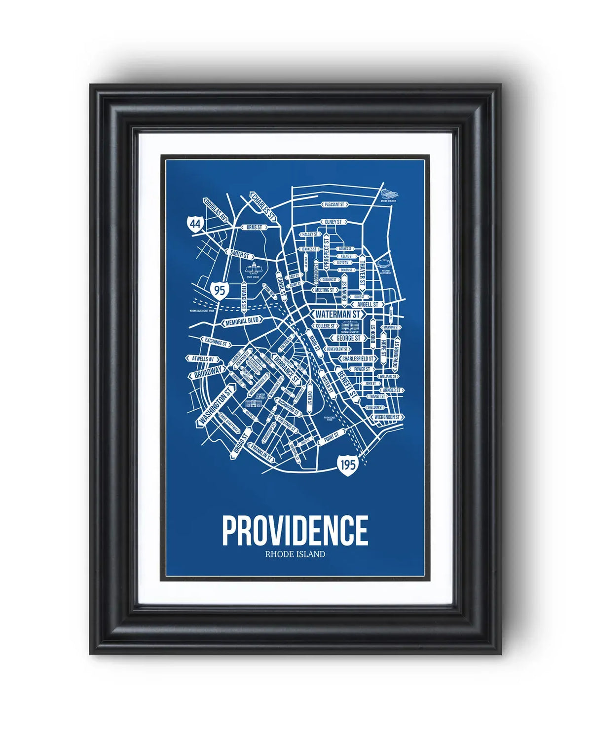 Providence, Rhode Island street map 13